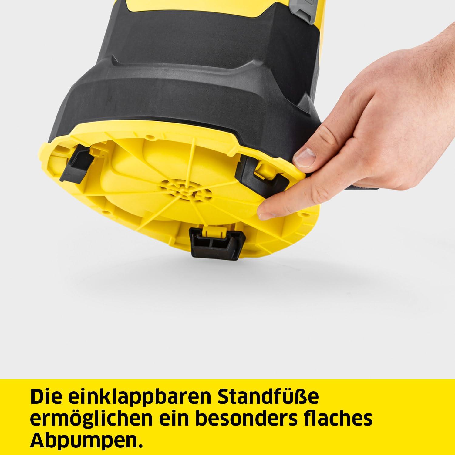 Kärcher SP 9.000 Flat madala imemisega sukelpump, vooluhulk: 9.000 l/h, sukeldumise sügavus: max. 7 m, määrdunud vee jaoks kuni 5 mm osakestega, jääkveetase: 1 mm, rõhk: 0,6 bar – lisavaade