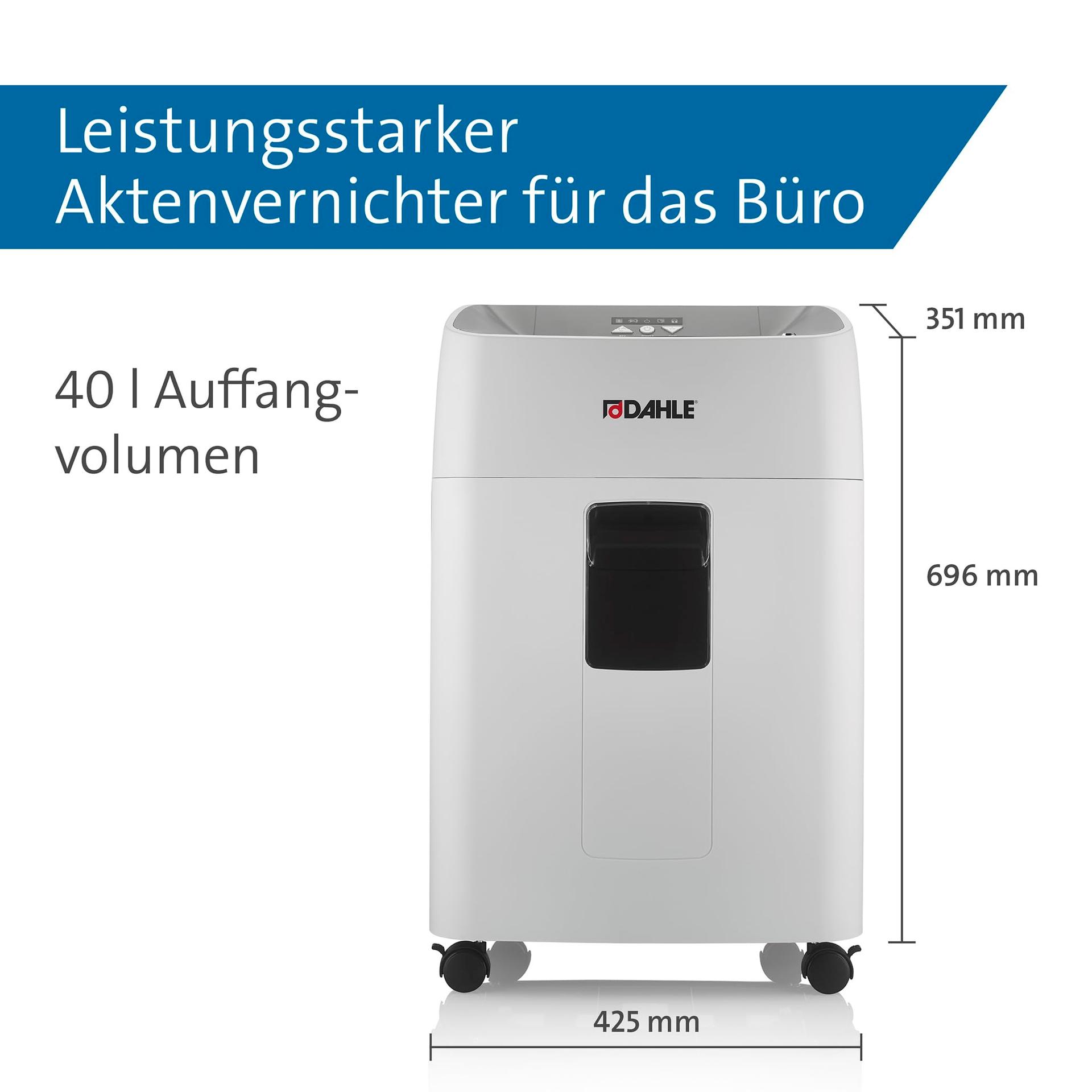 Dahle ShredMATIC 300 P4 paberihävitaja automaatse paberisöötmisega (300 lehte