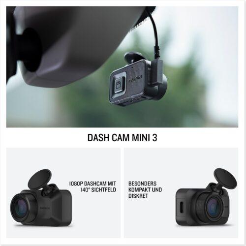 Garmin Dash Cam™ Mini 3 – väike autokaamera 1080p HD resolutsiooniga