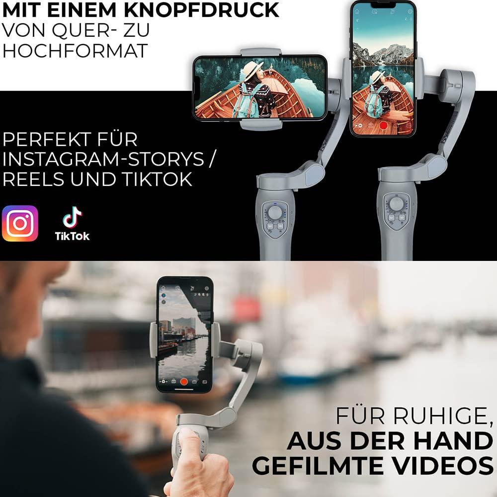 Rollei Steady Butler Mobil 3 SE – Kompaktne ja Kerge Nutitelefoni Gimbal Sujuvate Videote jaoks – pilt 6