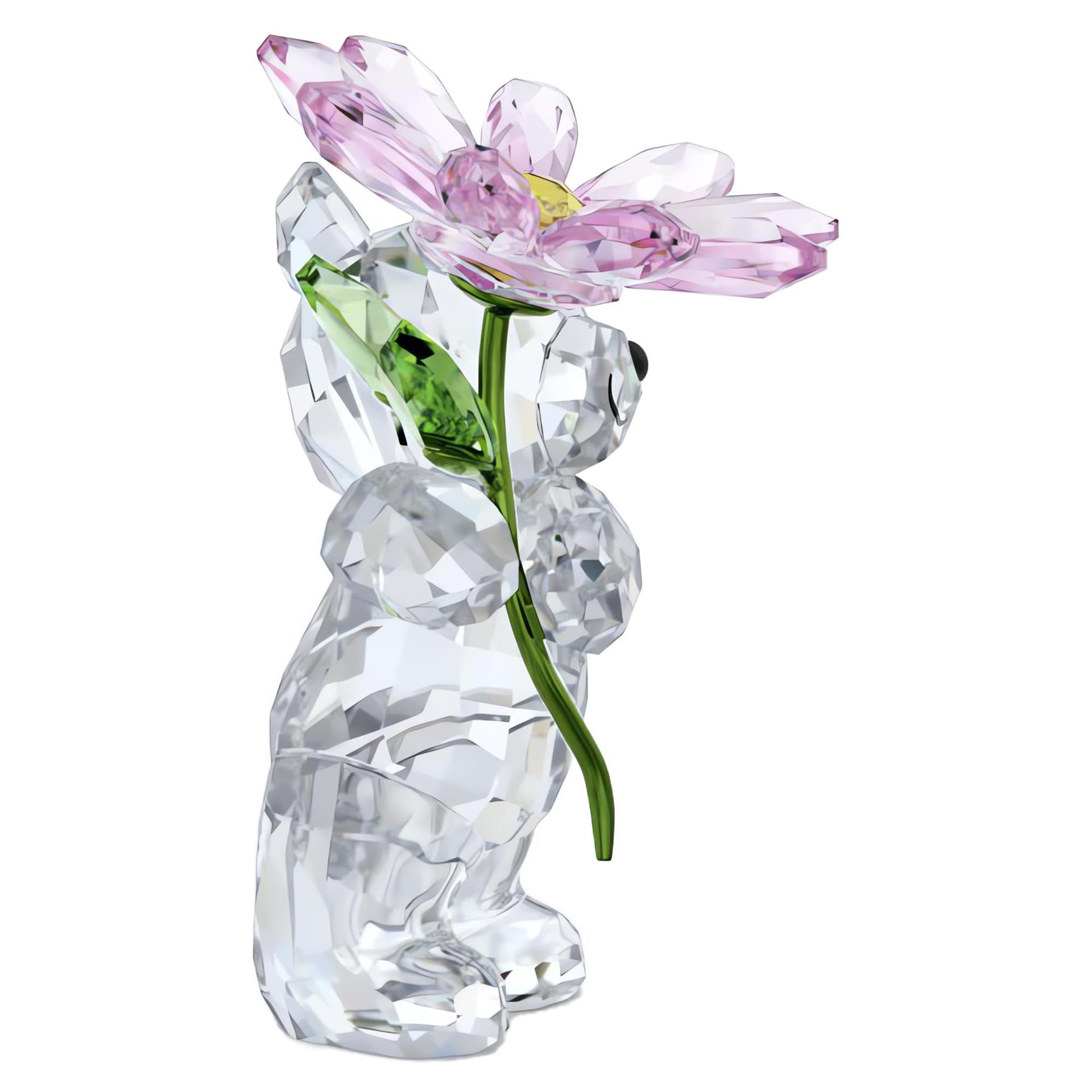 Swarovski Kris Bear – Karu karikakra ja särava kristalliga – detailne vaade