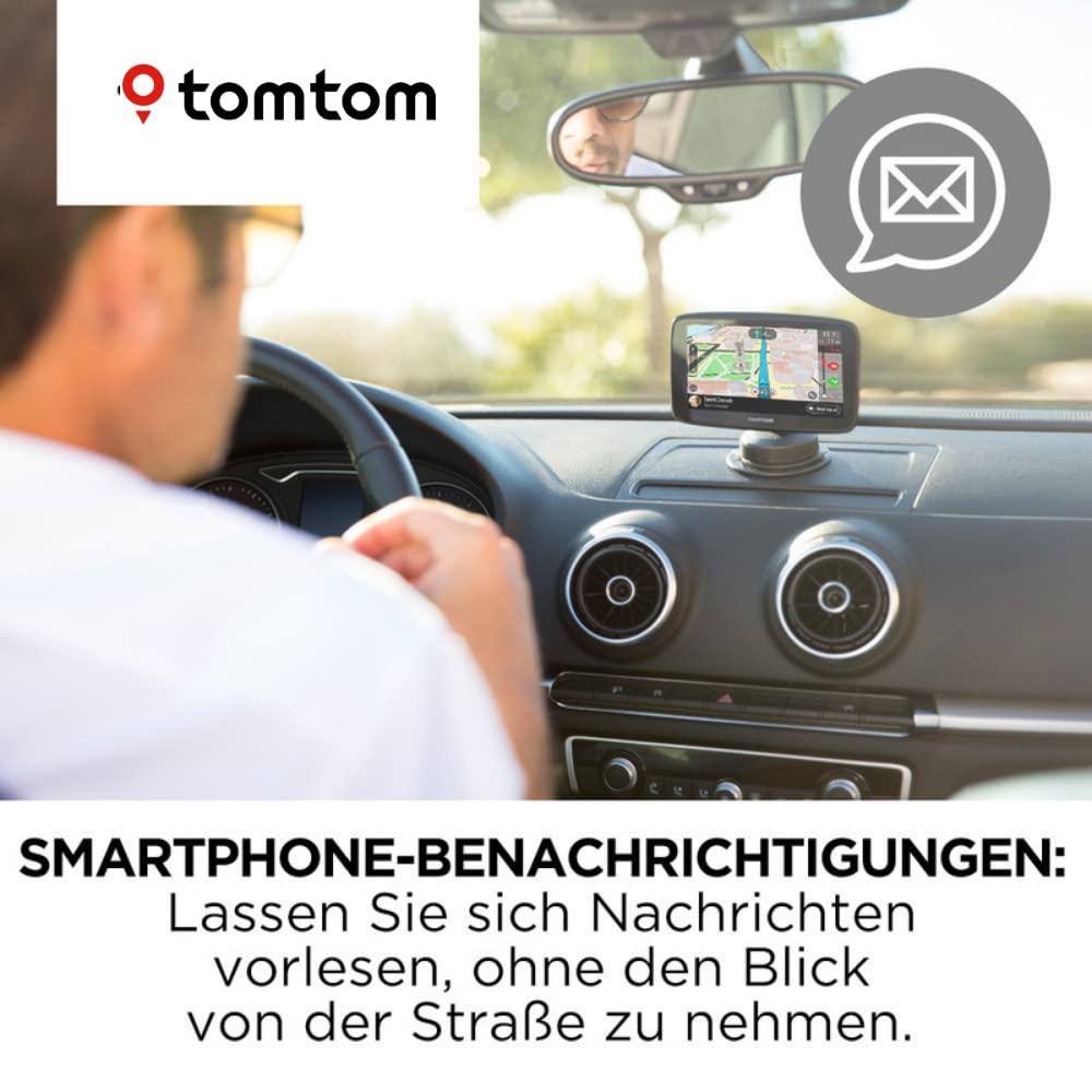 TomTom GO Essential Naviseade (6-tolline, ummikute vältimine TomTom Trafficu abil, Euroopa kaardiuuendused, käed-vabad, Wi-Fi kaudu uuendused) – lisavaade