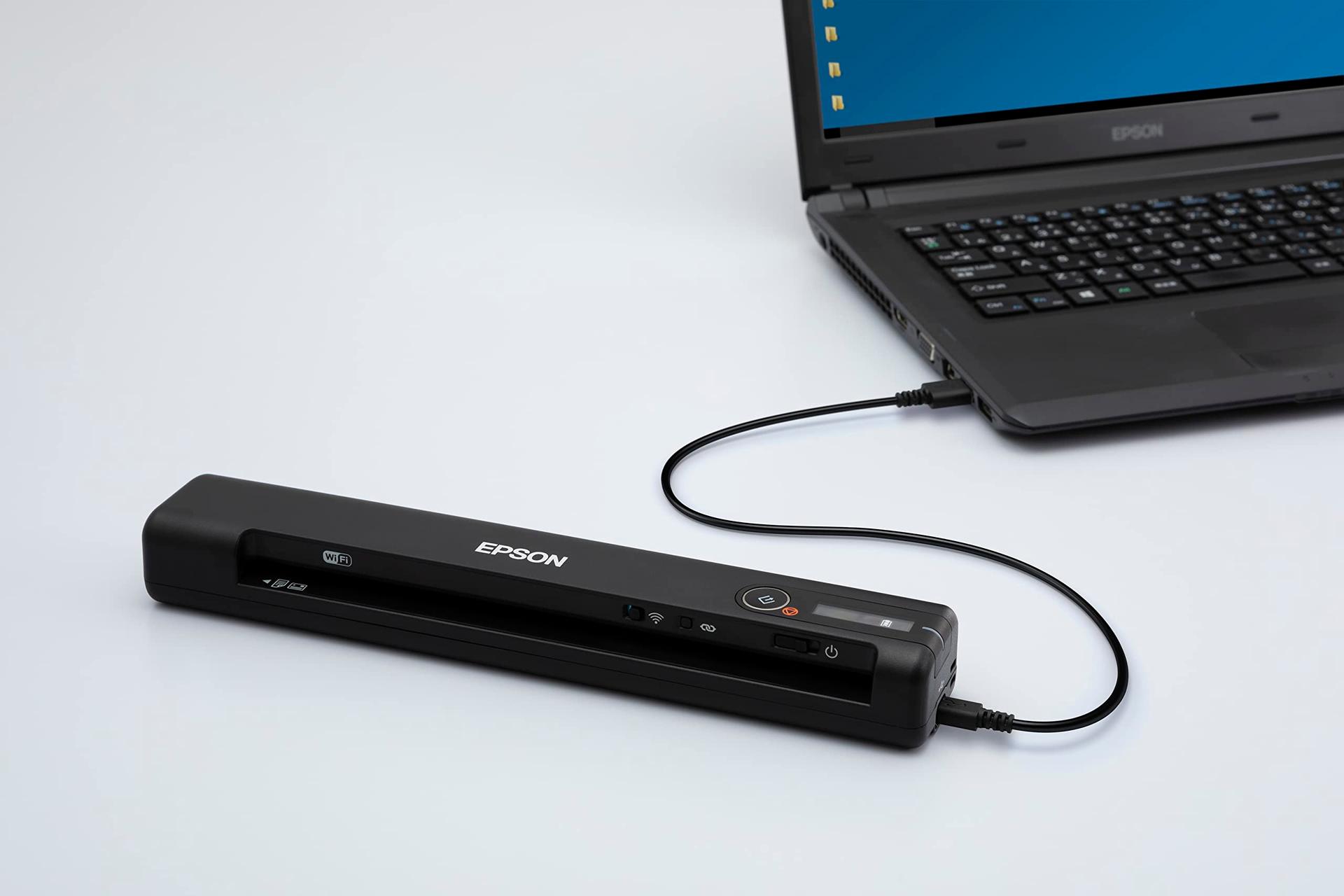 Epson WorkForce ES-60W mobiilne dokumendiskänner (skänner, A4, integreeritud aku, 600 dpi, WiFi, USB 2.0) – kasutusnäide