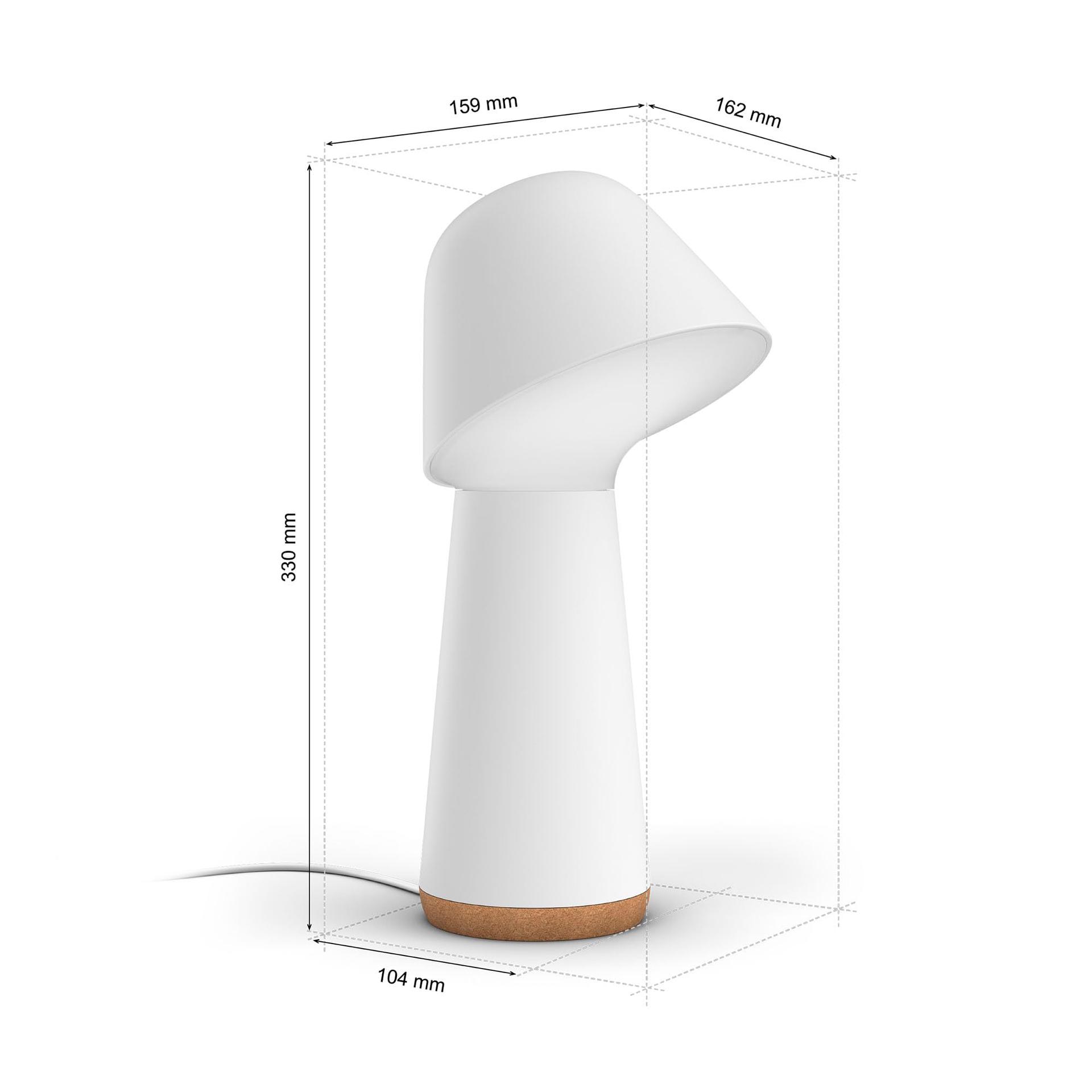 Philips Hue Twilight nutikas une- ja äratuslaualamp, valge ja värviline valgus, Bluetooth ühilduv, häältuvastus Alexa, Apple Home & Google Assistantiga, valge – pilt 6