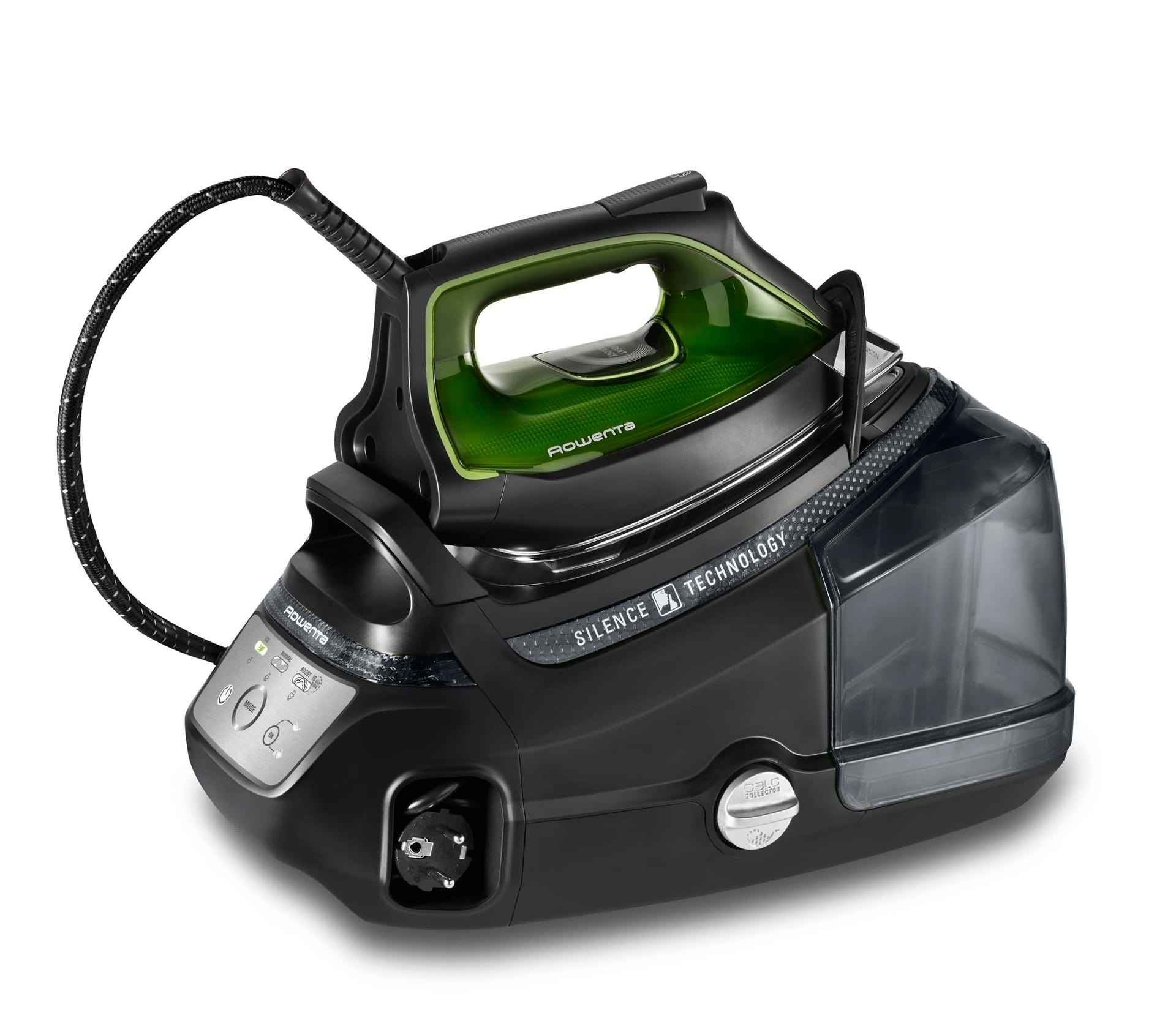 Rowenta DG9248F0 Silence Steam Pro aurutriikimissüsteem, 2800 W, 1.3 liitrit, Must/Roheline