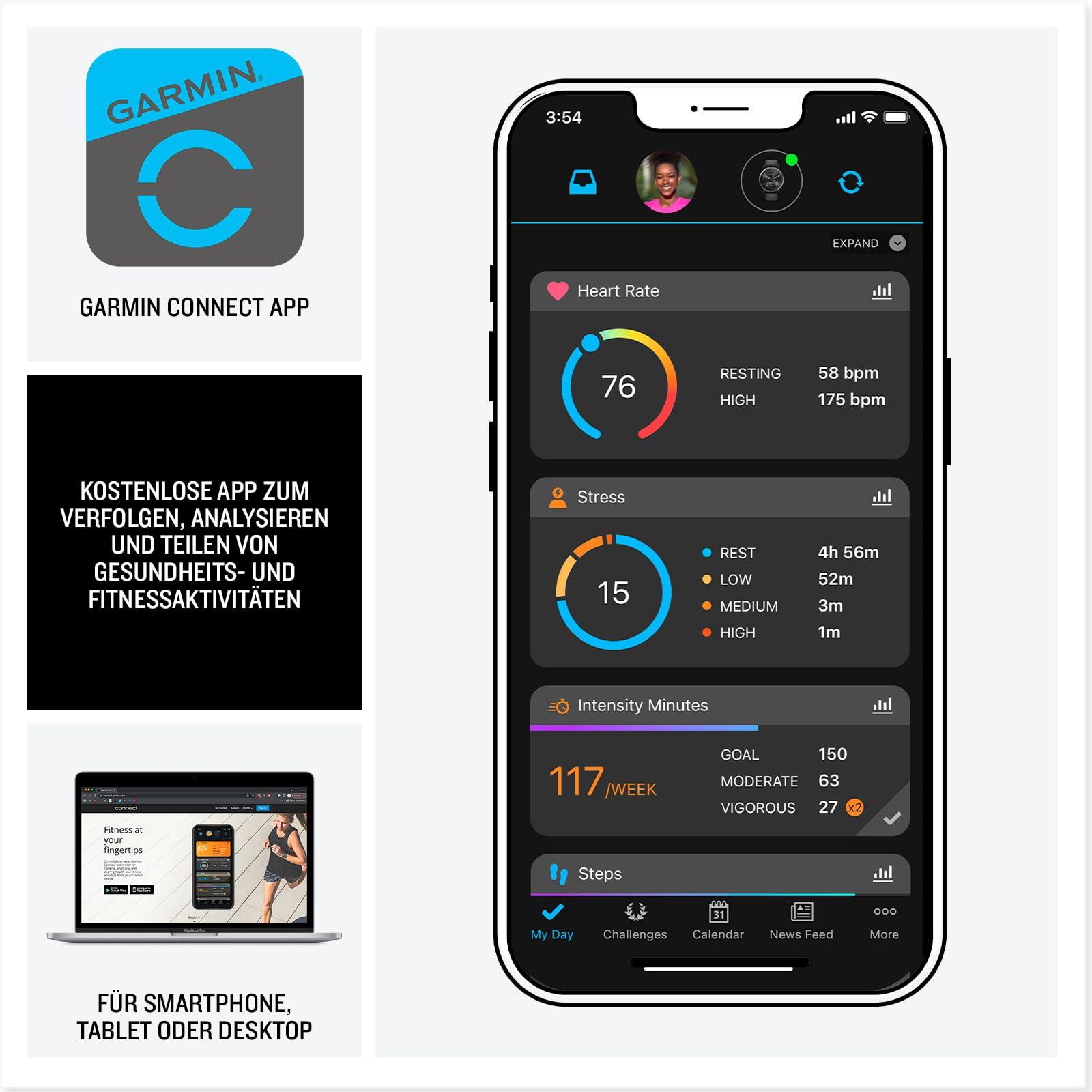 Garmin Forerunner 165 Music – kerge GPS-nutikell jooksjatele, 1,2″ AMOLED puuteekraan, treeningsoovitused, terviseandmed, nutikad funktsioonid ja muusika randmel – pilt 6