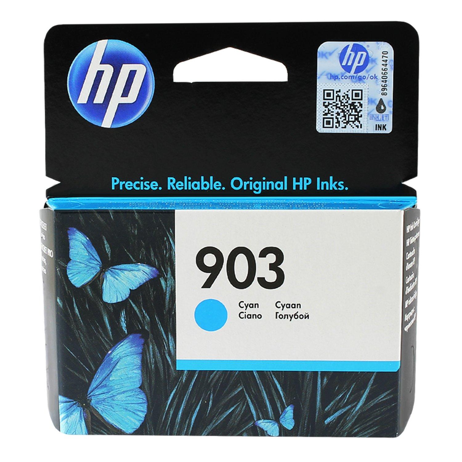 HP 903 Must/ Tsüaan/ Magenta/ Kollane Originaaltindiprinterikassetid HP OfficeJet, HP OfficeJet Pro jaoks – pakend ja tarvikud