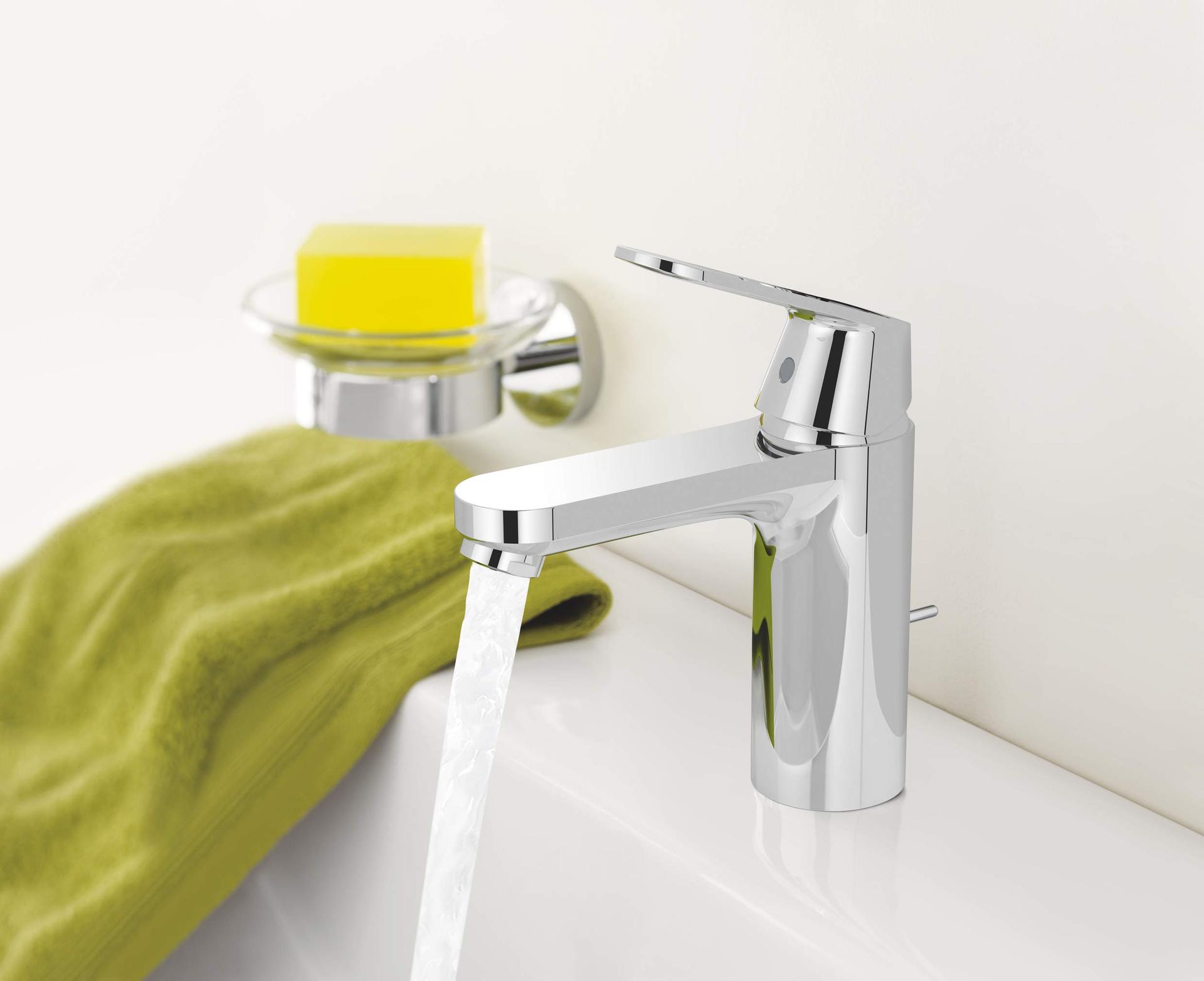 GROHE Eurosmart Cosmopolitan – Ühe käega valamu segisti (veesäästlik, M-suurus, kiire kinnitamine, paindlik ühendus), kroom, 23325000 – detailne vaade