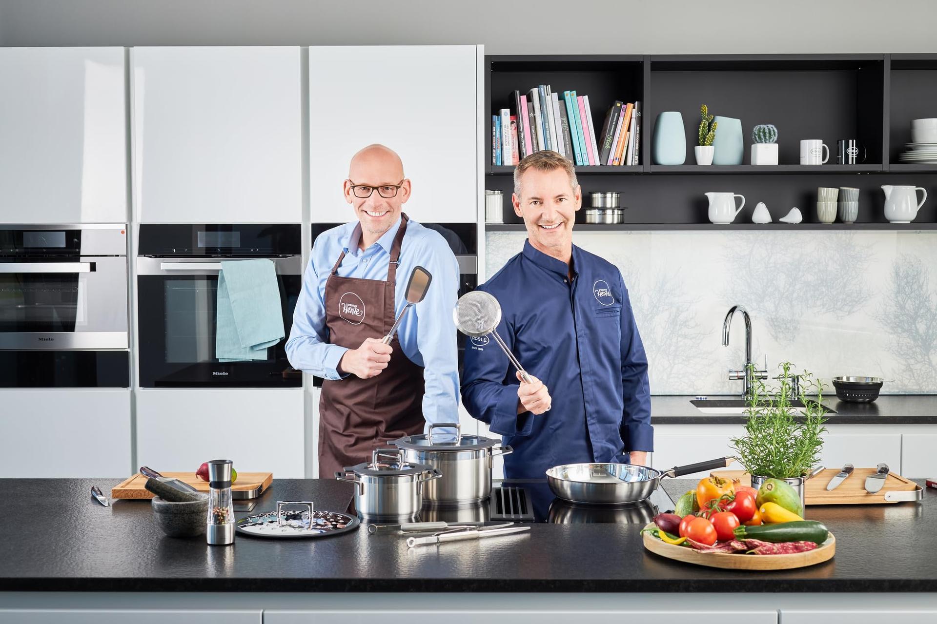 RÖSLE ELEGANCE Potikomplekt, 5-osaline, roostevaba teras 18/10, kahetooniline poleeritud, klaaskaanega, pann, keedupott, kastrul, sisemõõteskaala, induktsioonisobiv, nõudepesumasinakindel – pilt 6