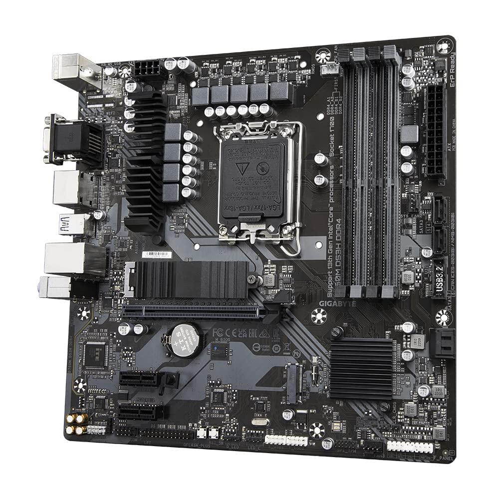Gigabyte B760M DS3H DDR4 emaplaat Intel B760 LGA 1700 Micro ATX
