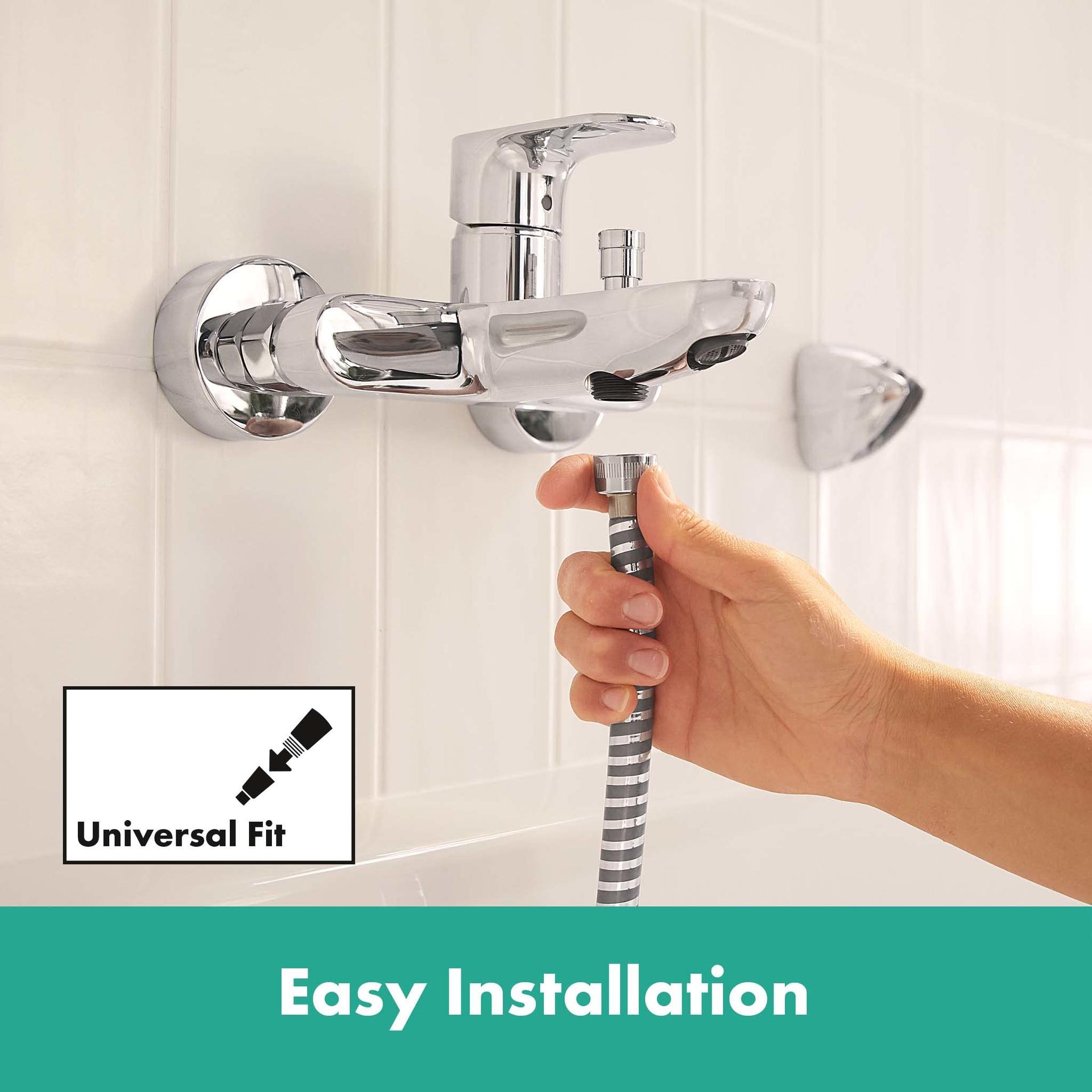 hansgrohe vannisegisti Rebris S, pealispidine vannitoa segisti 2 funktsiooniga, kroom – detailne vaade