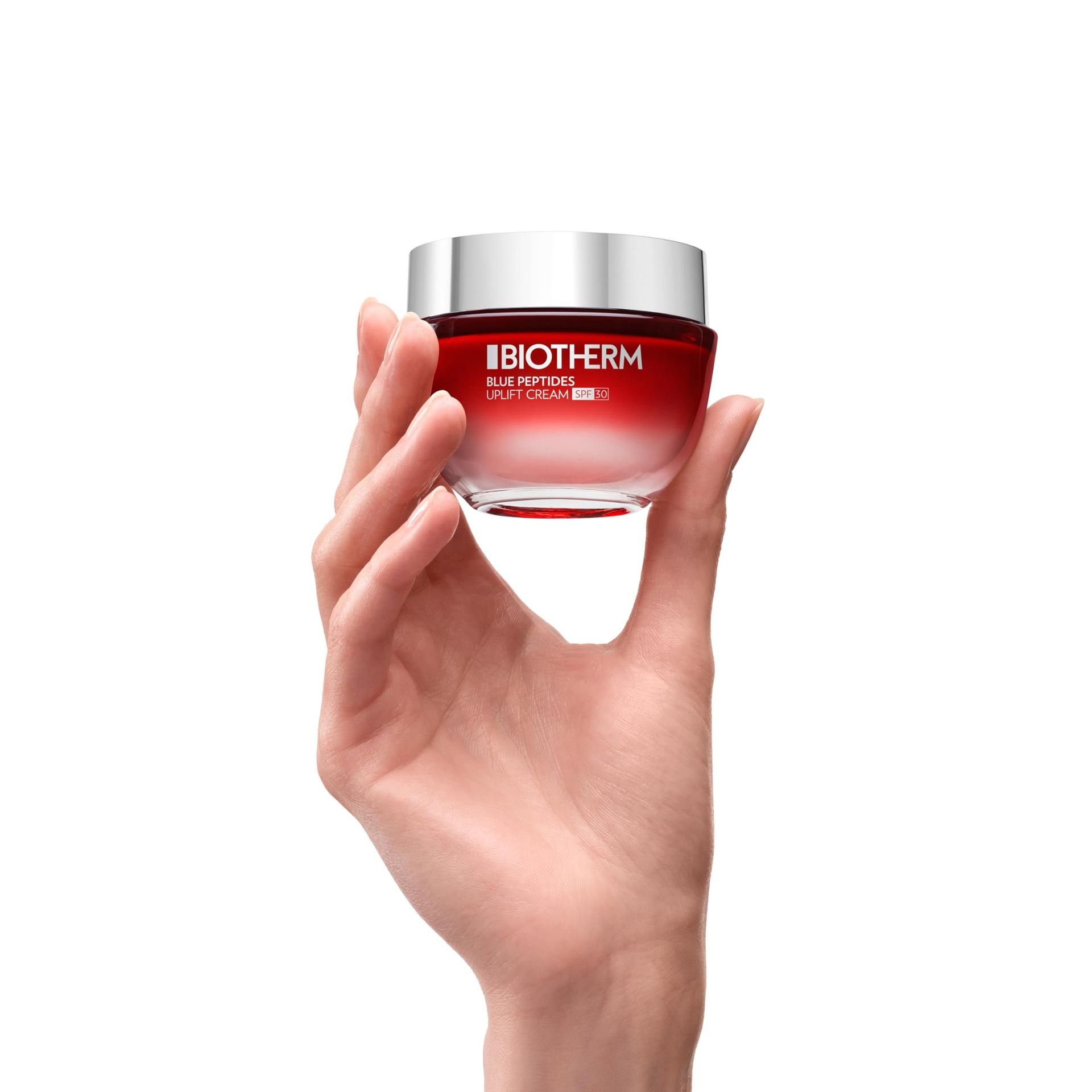 Biotherm Blue Peptides Uplift Kreem SPF30 50ml – pakend ja tarvikud