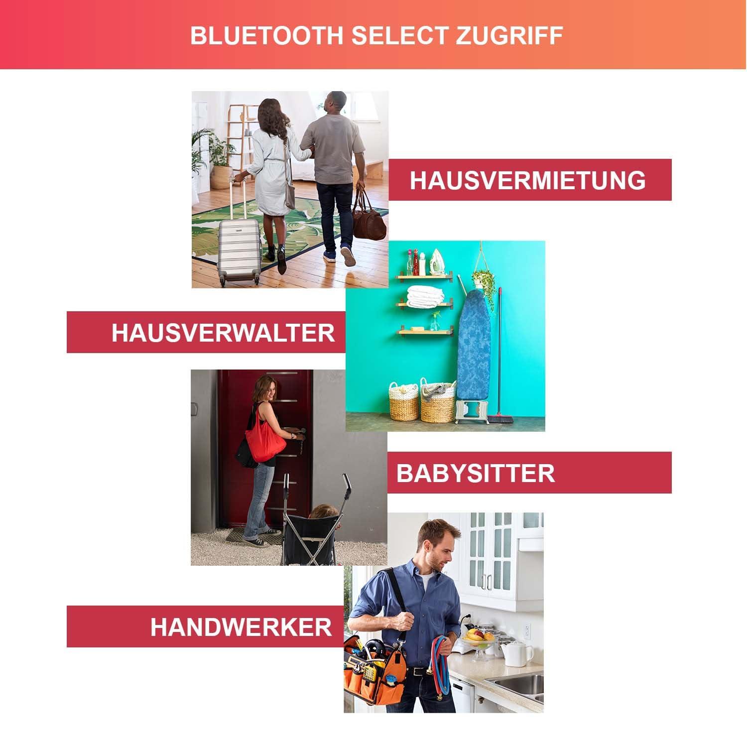 Master Lock nutikas ühendatud võtmetresor, sõjaväestandardiga krüpteerimine, välitingimustes, seinakinnitus, Bluetooth või numbrikood, 12,7 x 8,3 x 5,9 cm – lisavaade