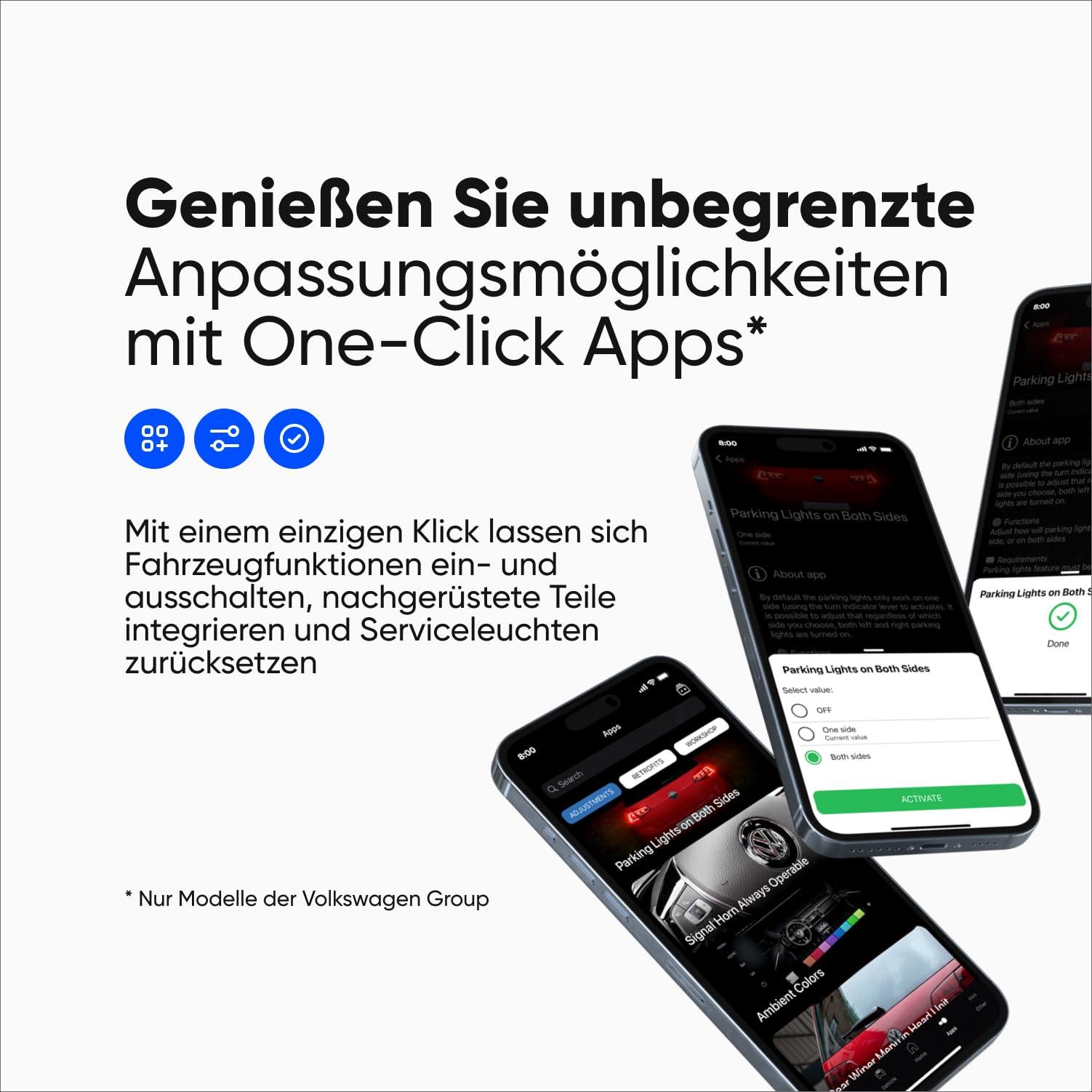 Obdeleven Ultimate Edition: Professionaalne OBD2-diagnoosi skannimistööriist järgmise põlvkonna vigade lugemiseks Bluetoothiga. Androidi ja iOS-i jaoks – kasutusnäide
