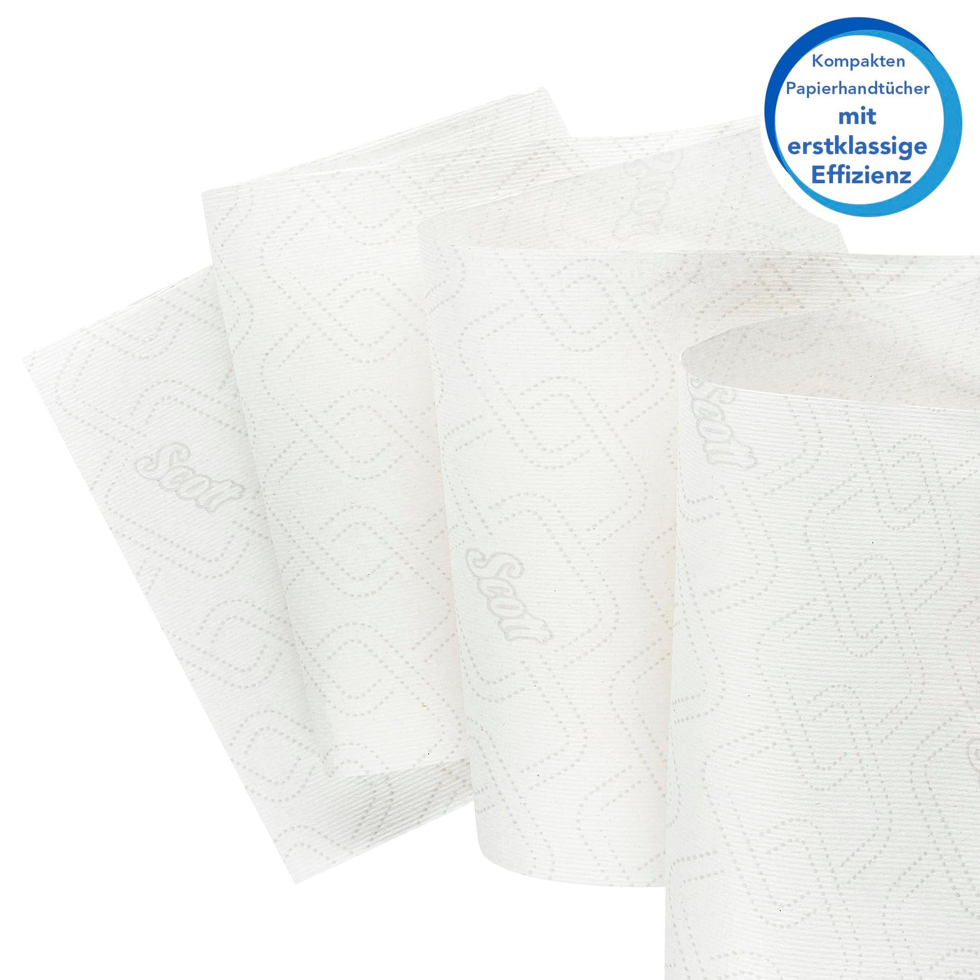Scott Essential Slimroll rullpaber 6695, paberkäterätikud – 6 x 190 m valged paberrätikud, 6 x 190 m (kokku 1 140 m) – lisavaade