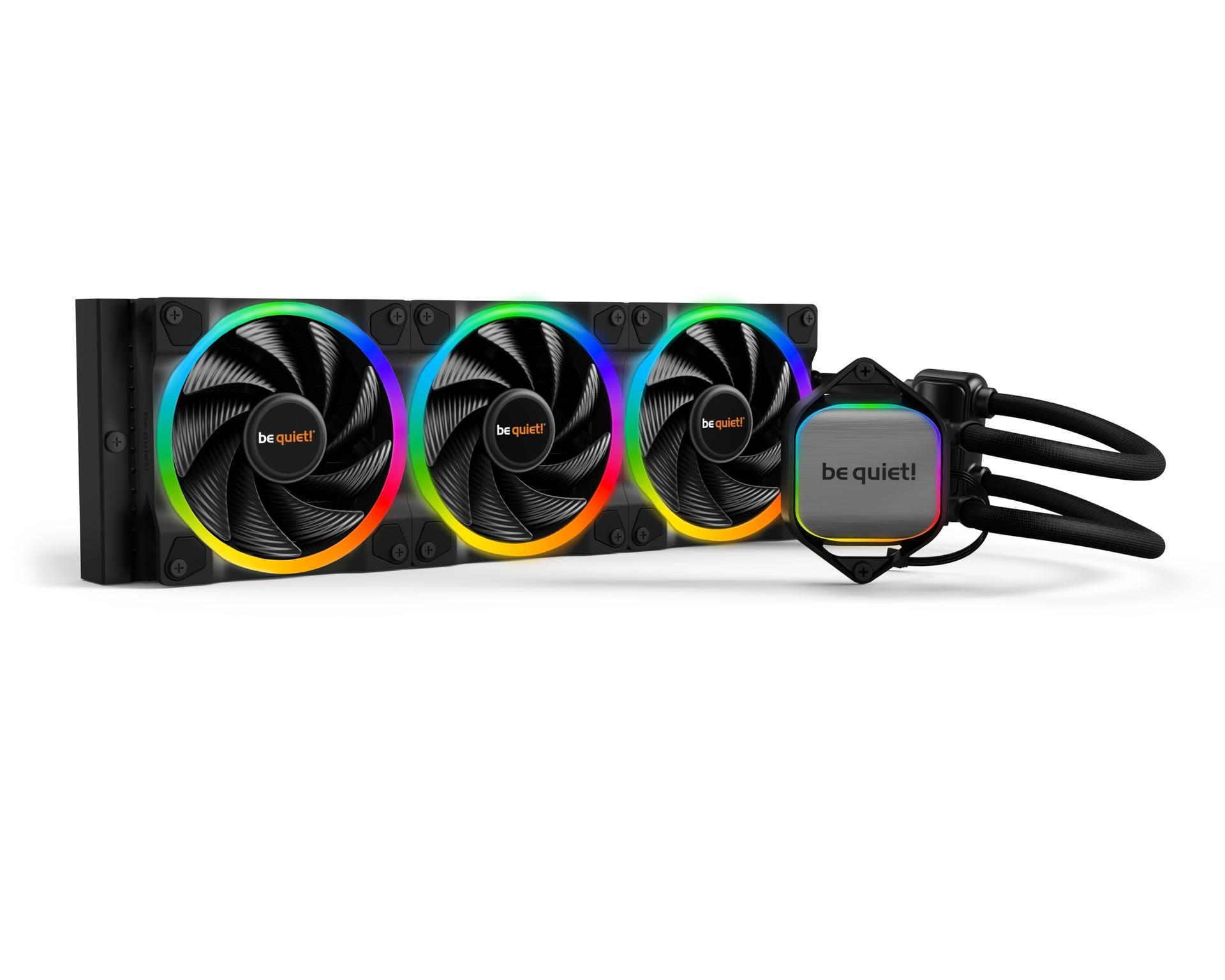 be quiet! Pure Loop 2 FX 360mm, universaalne vesijahuti, 3x Light Wings 120mm PWM suure kiirusega ventilaatorid, 18 ARGB-LED-i, valgustatud jahutusplokk, ARGB-PWM jaotur, BW015