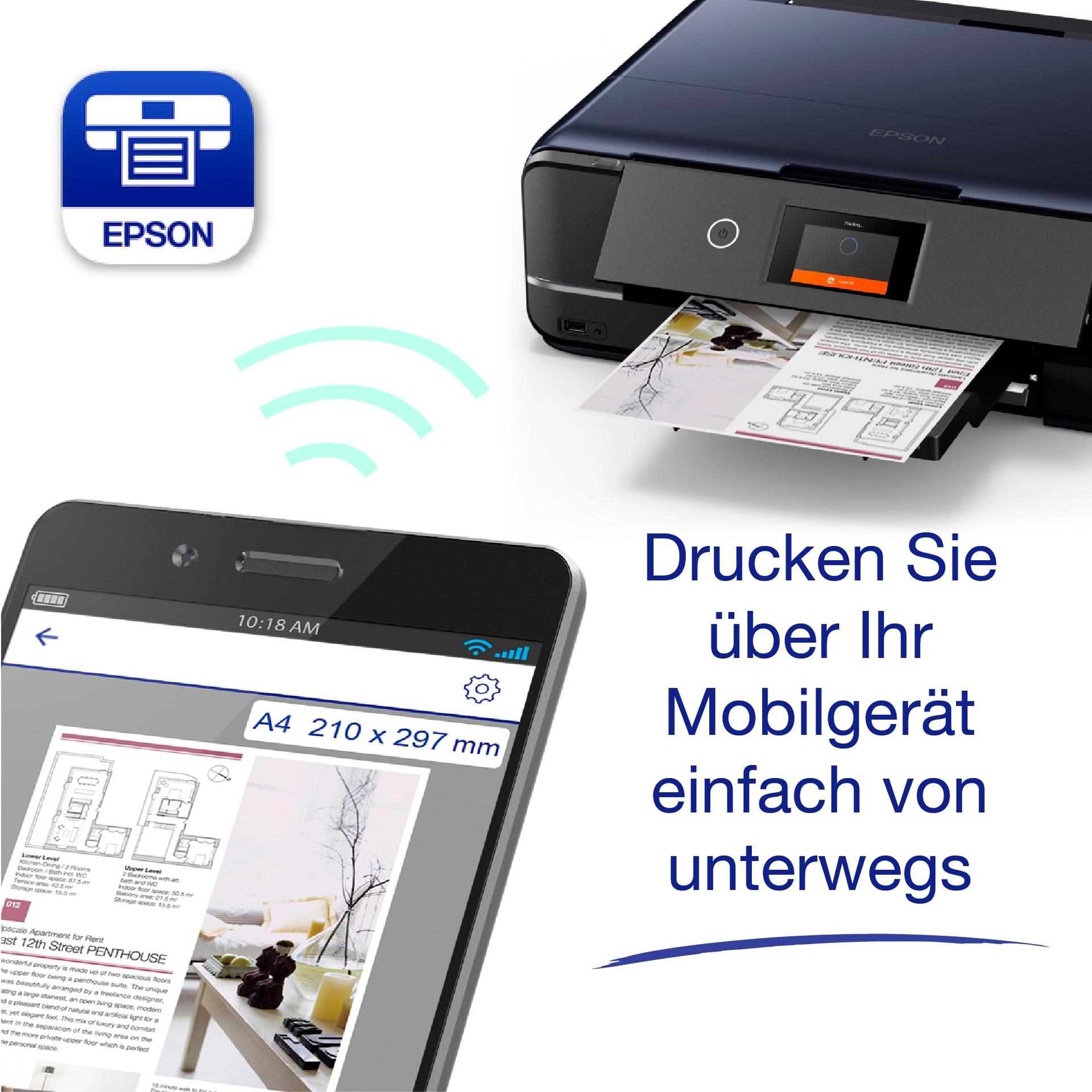 Epson Expression Photo XP-970 3-ühes tindiprinter (skanner, koopiamasin, WiFi, Ethernet, kahepoolne trükkimine, 10,9 cm puuteekraan, eraldi tindikassetid, 6 värvi, A3) must, 10 x 15 cm – pilt 6