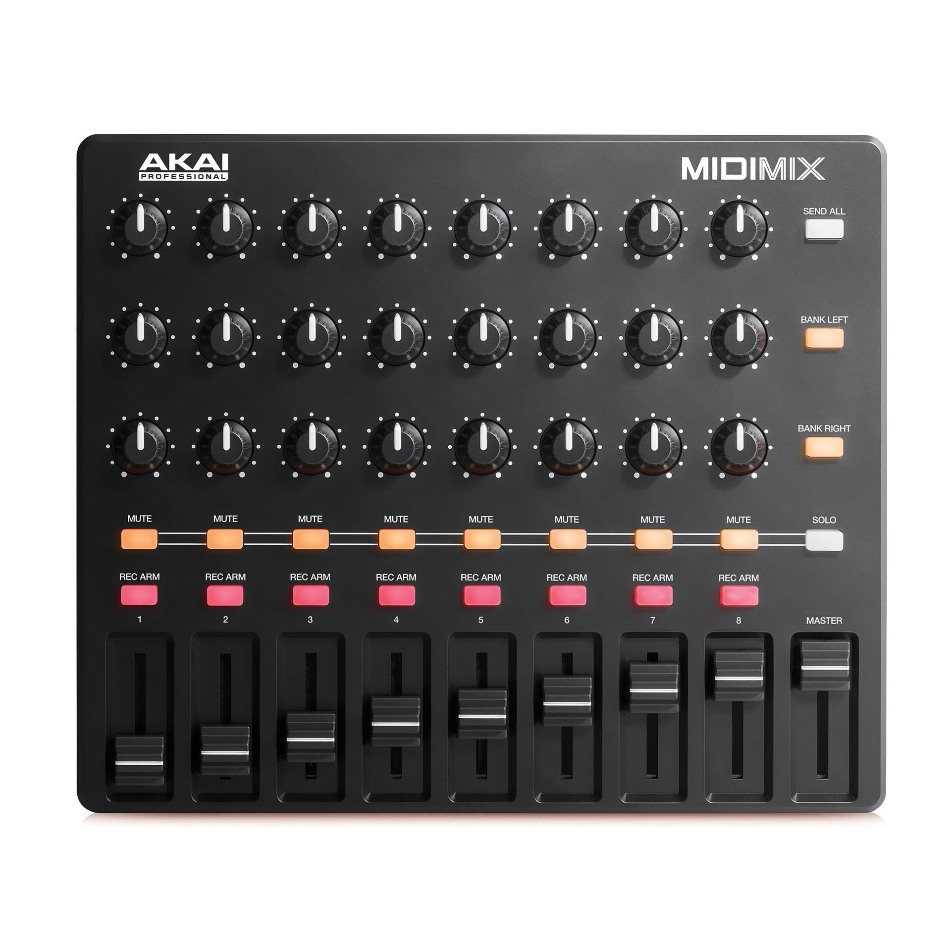 AKAI Professional Midimix – Täielikult määratav, kaasaskantav MIDI mikser ja DAW kontroller – pilt 9