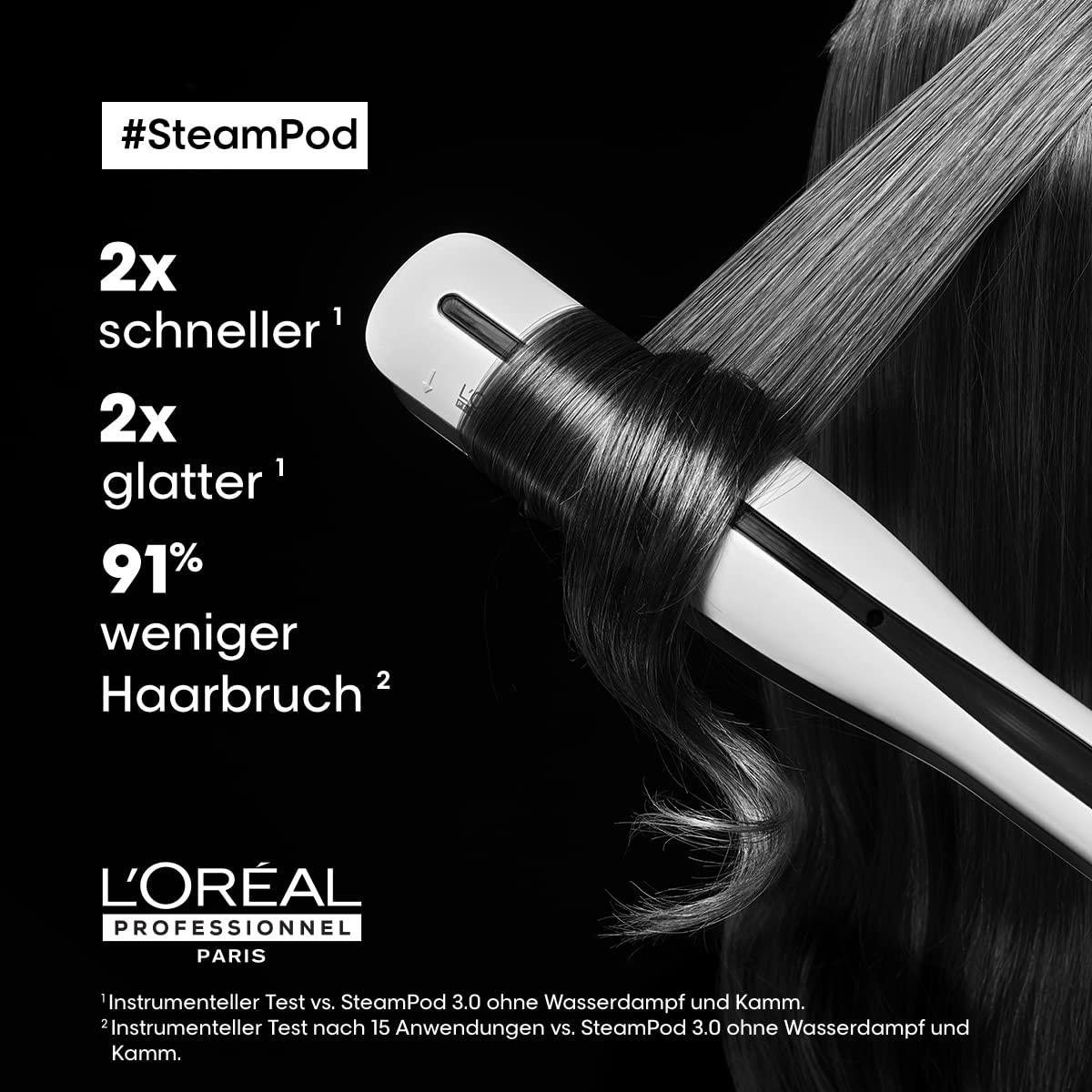 L’Oréal Professionnel SteamPod 3 | Auruga sirgendaja ja lokitang komplekt koos šampooni ja maskiga – detailne vaade