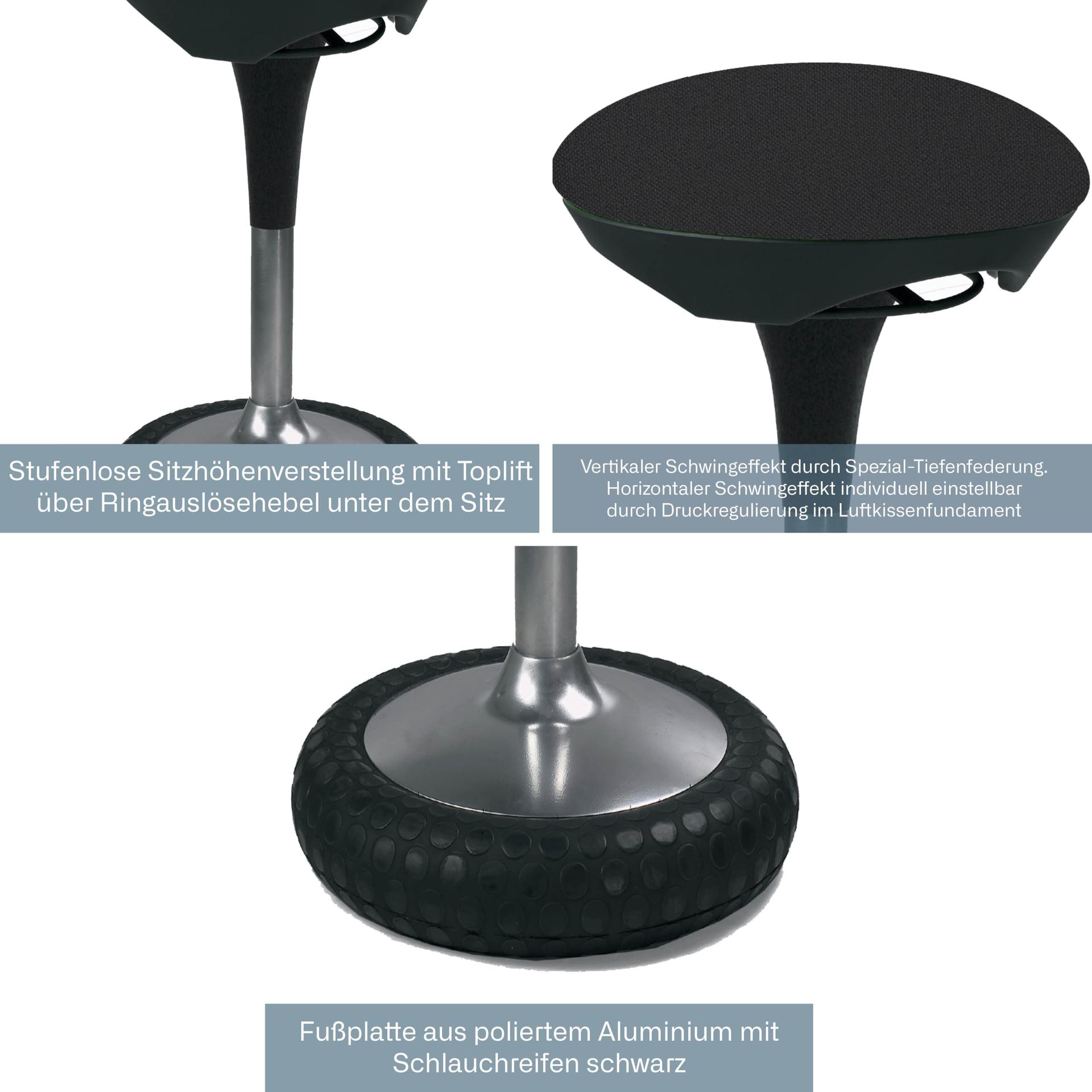 Topstar kontoritool Sitness 20 must – pakend ja tarvikud
