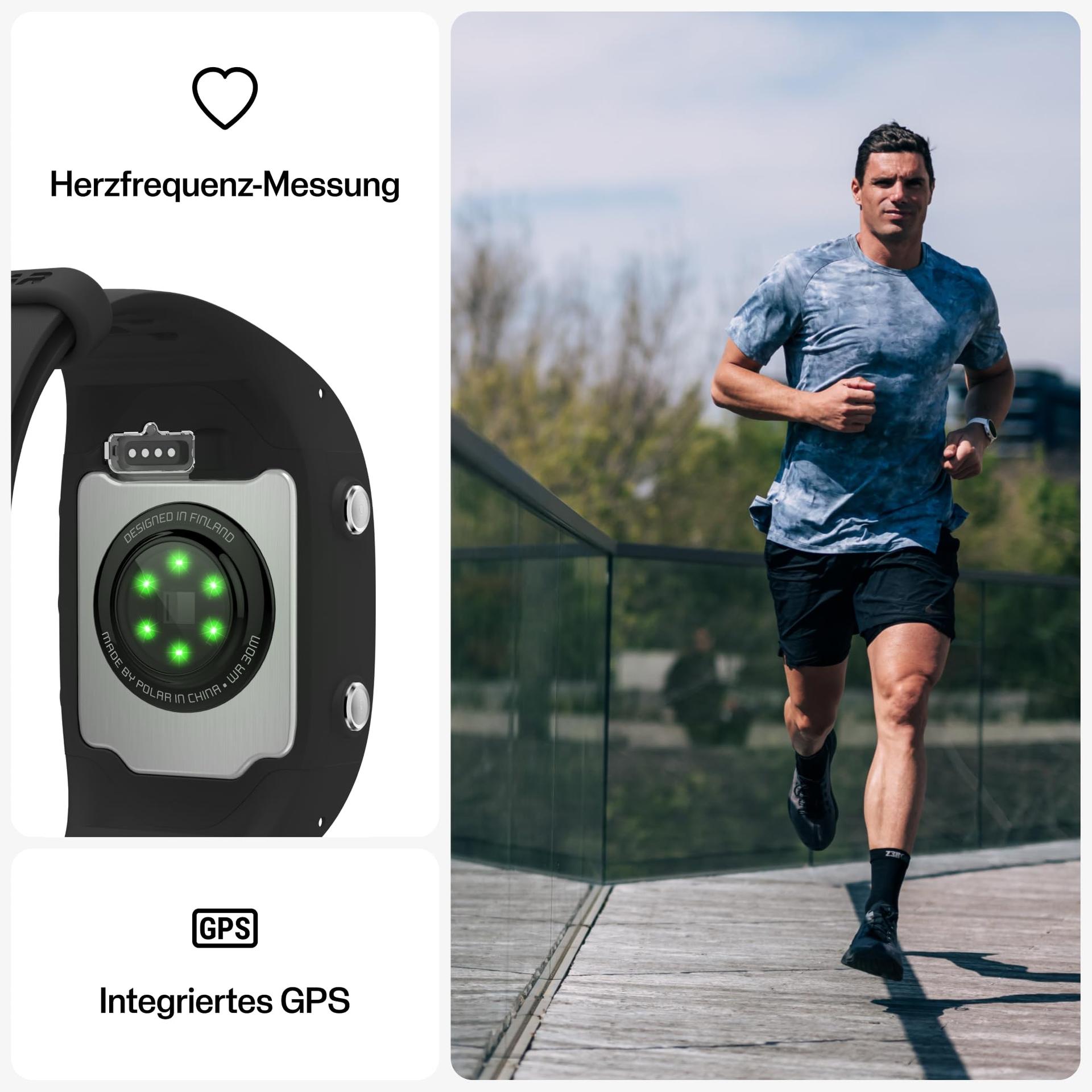 Polar M430 – Ainult Amazonis – GPS-spordi kell jooksjatele – Randmepõhine pulsimõõtja, aktiivsuse ja une jälgimine ööpäevaringselt, vibratsioonialarmid, suurus M – detailne vaade