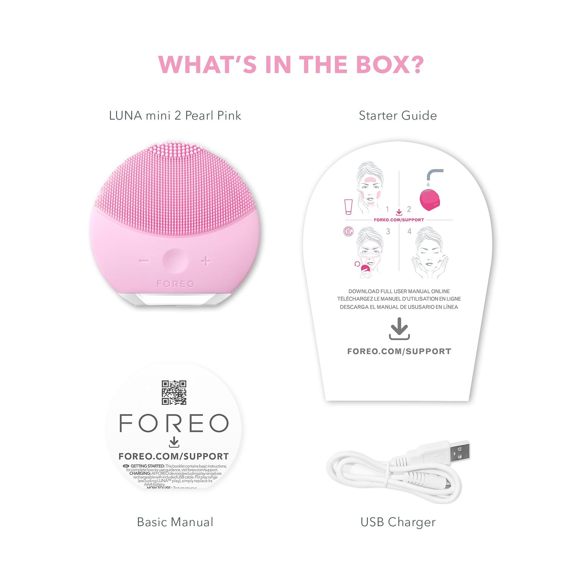 FOREO LUNA mini 2 näopuhastushari | Reisiversioon | Elektriline näomassaažiseade | Kõigile nahatüüpidele ülihügieeniline nahahooldus | Lihtne näopuhastus | Elektriline silikoonist näopuhastaja – pilt 6