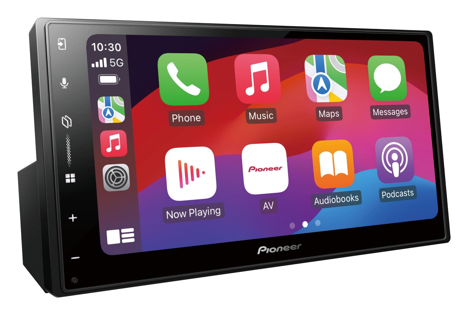 Pioneer SPH-DA77DAB – 2DIN meediakeskus, 6,8” puutetundlik ekraan, Wi-Fi, Bluetooth, Apple CarPlay, Android Auto ja DAB+, 13-ribaline ekvalaiser