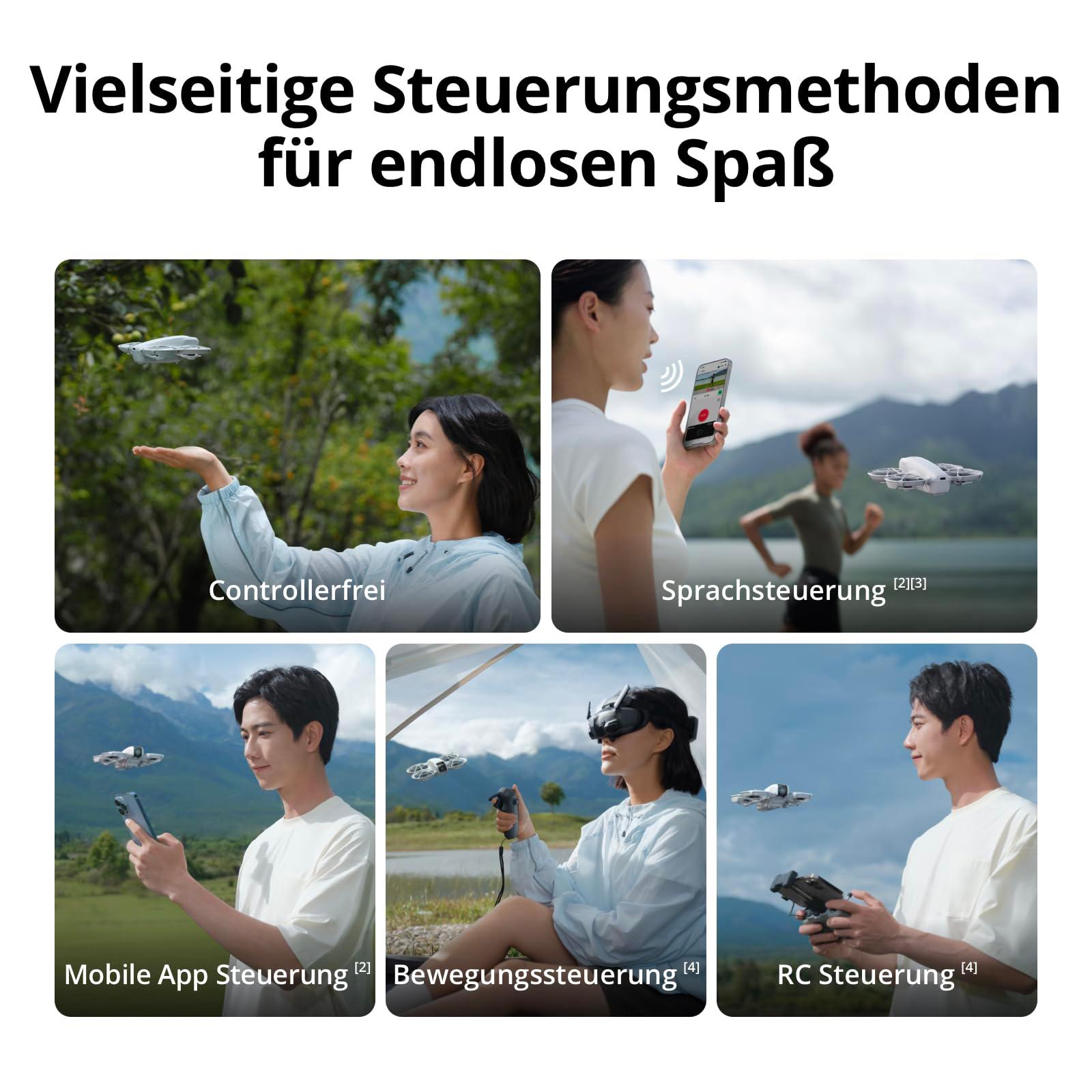 DJI Neo Motion Fly More Combo – Minidroon 4K UHD-kaameraga, 135 g, jälgimisfunktsiooniga, RC Motion 3 ja 3 akuga – lisavaade