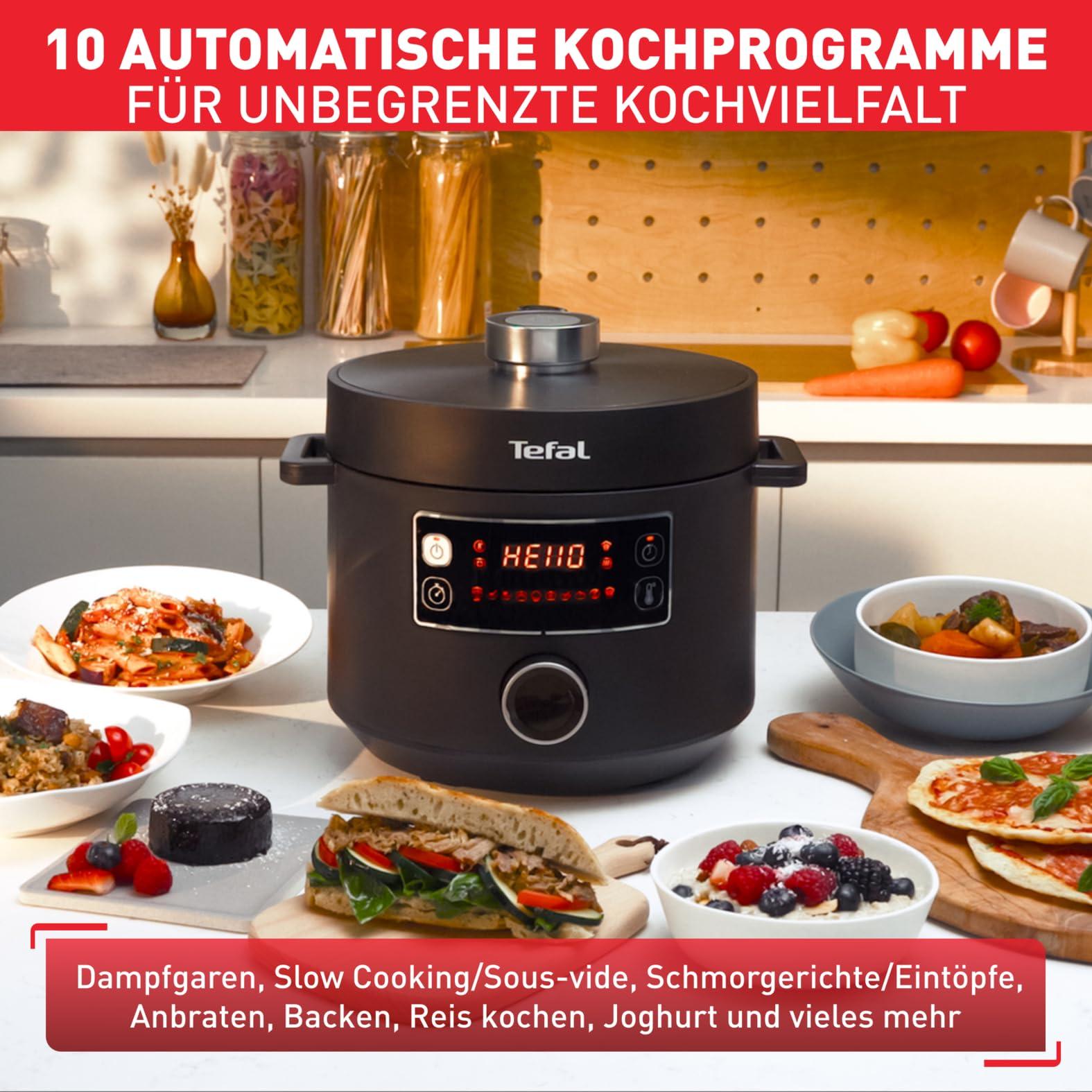 Tefal CY7548 Turbo Cuisine Multikeetja, 1000W, plastik, 5 liitrit, must – kasutusnäide