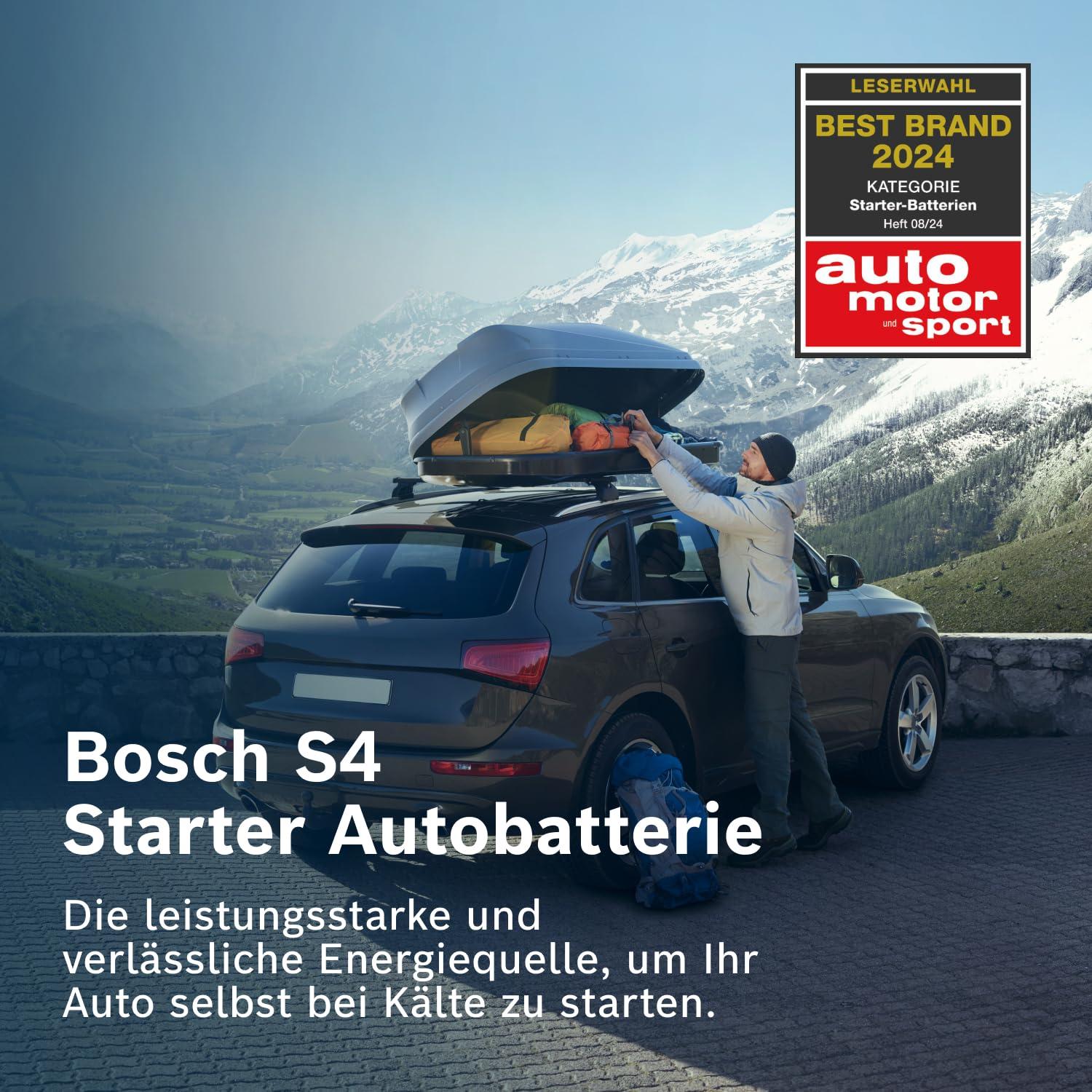 Bosch S4 001 Autobatteri 44 Ah – 440 A – 12 V, Pliiakuga autoaku sõidukitele ilma Start-Stopp-süsteemita – Polaarsus: vasak – parem +, 207 x 175 x 175 mm – kasutusnäide