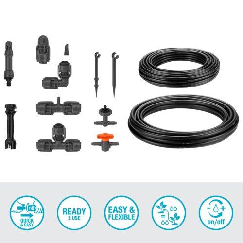 Gardena Micro-Drip-System Tilkkastmissüsteem Kõrgepeenar/Peenar (35 taime)