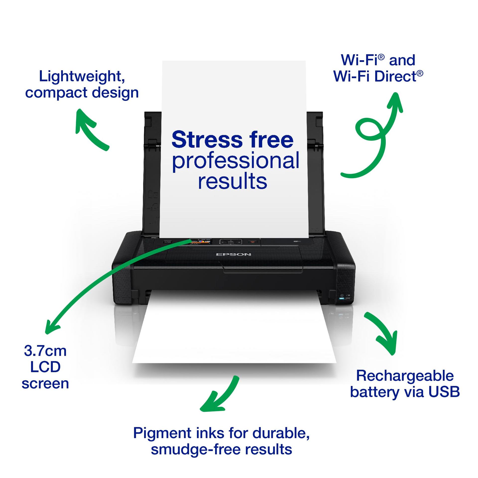 Epson WorkForce WF-110W kaasaskantav tindiprinter (A4