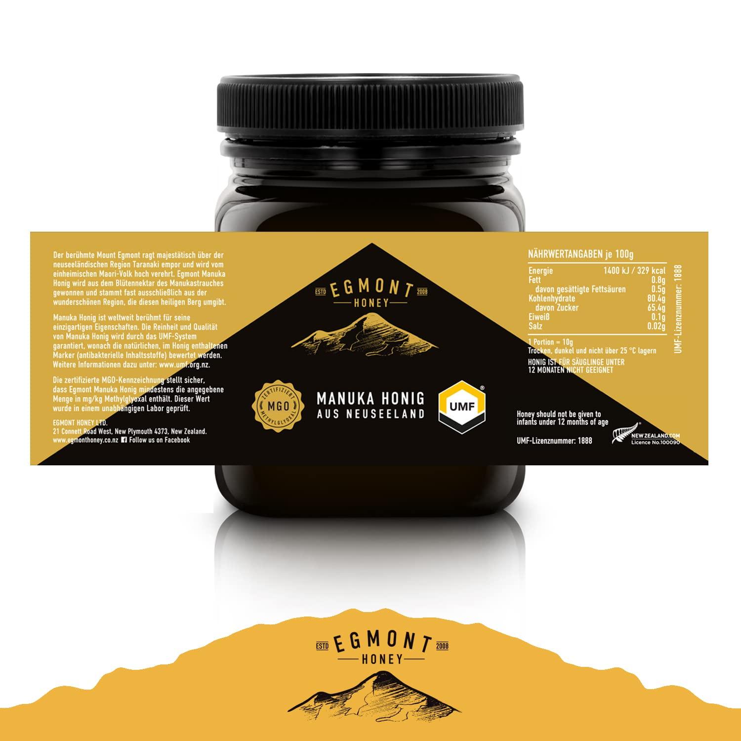Egmont Manuka Mesi 829+ MGO 20+ UMF 500g | Sertifitseeritud MGO- ja UMF-sisaldus | 100% Naturaalne Toores Mesi | Valmistatud Uus-Meremaal – pilt 6