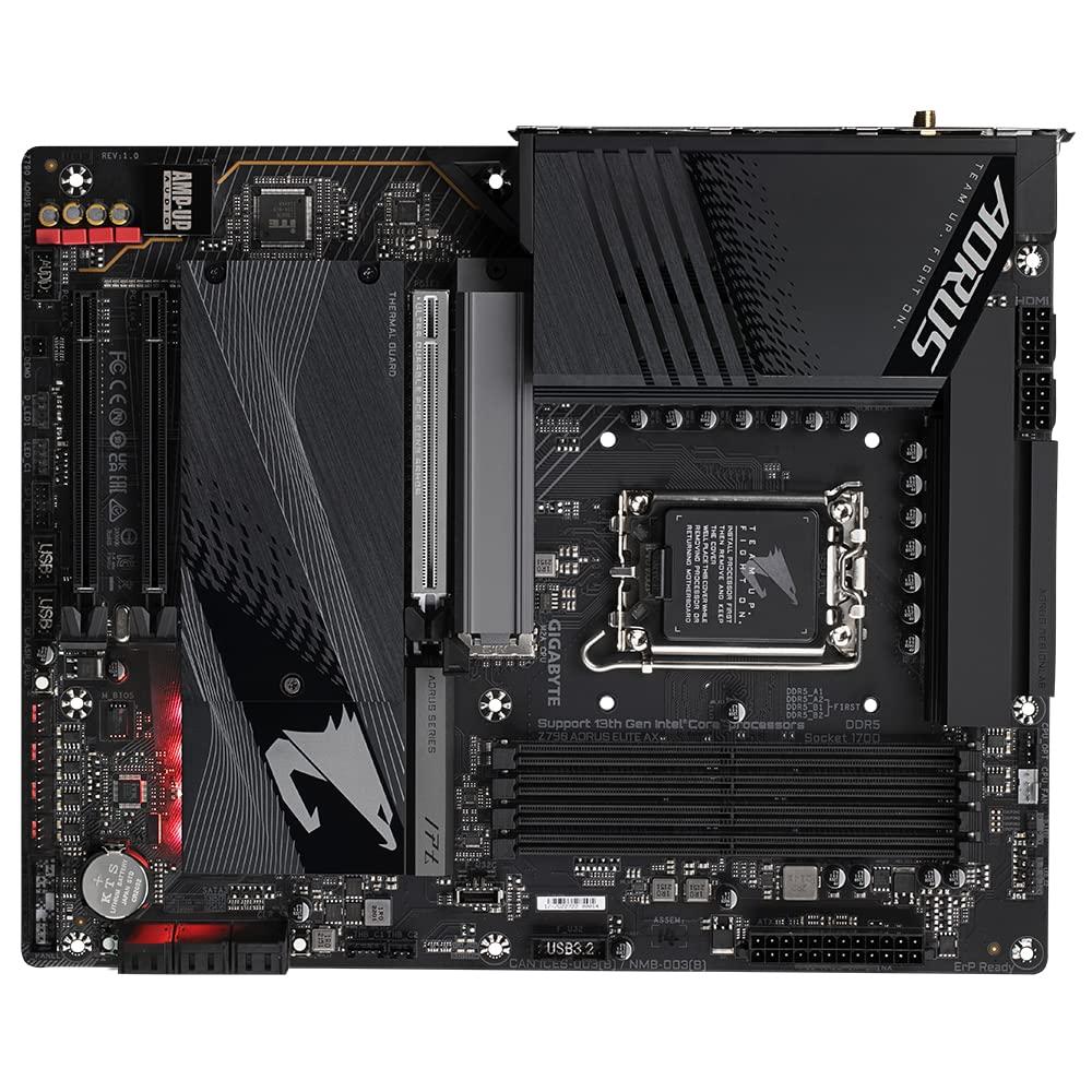 Gigabyte Z790 Aorus Elite AX, Intel Z790-emaplaat – sokkel 1700 – lisavaade
