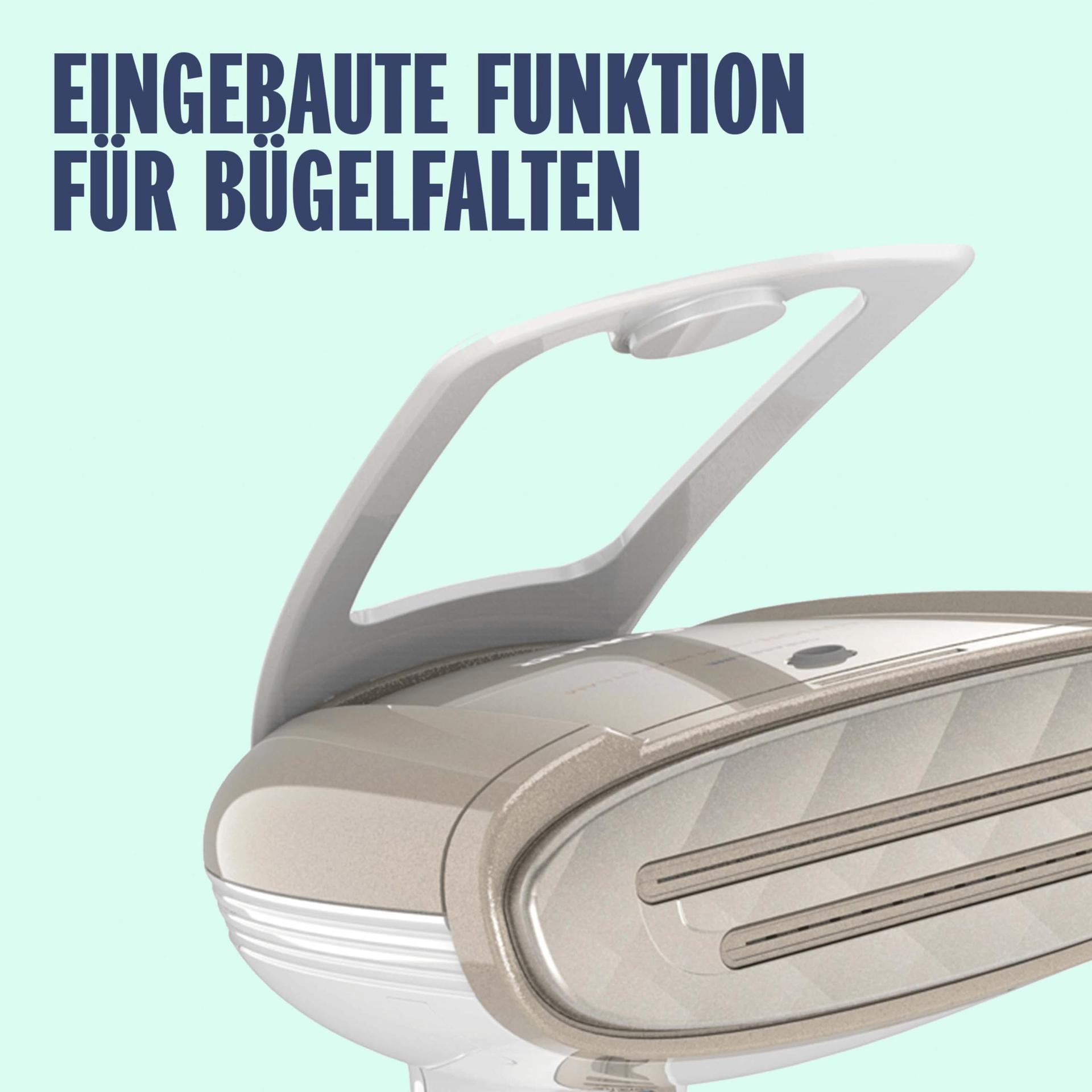 Conair Turbo ExtremeSteam aurusti 5 seadistusega | Auruvoog 25 g/min | Kiire kuumenemine | 3 otsikut erinevatele kangastele + viigiklots | valge/beež – pilt 7