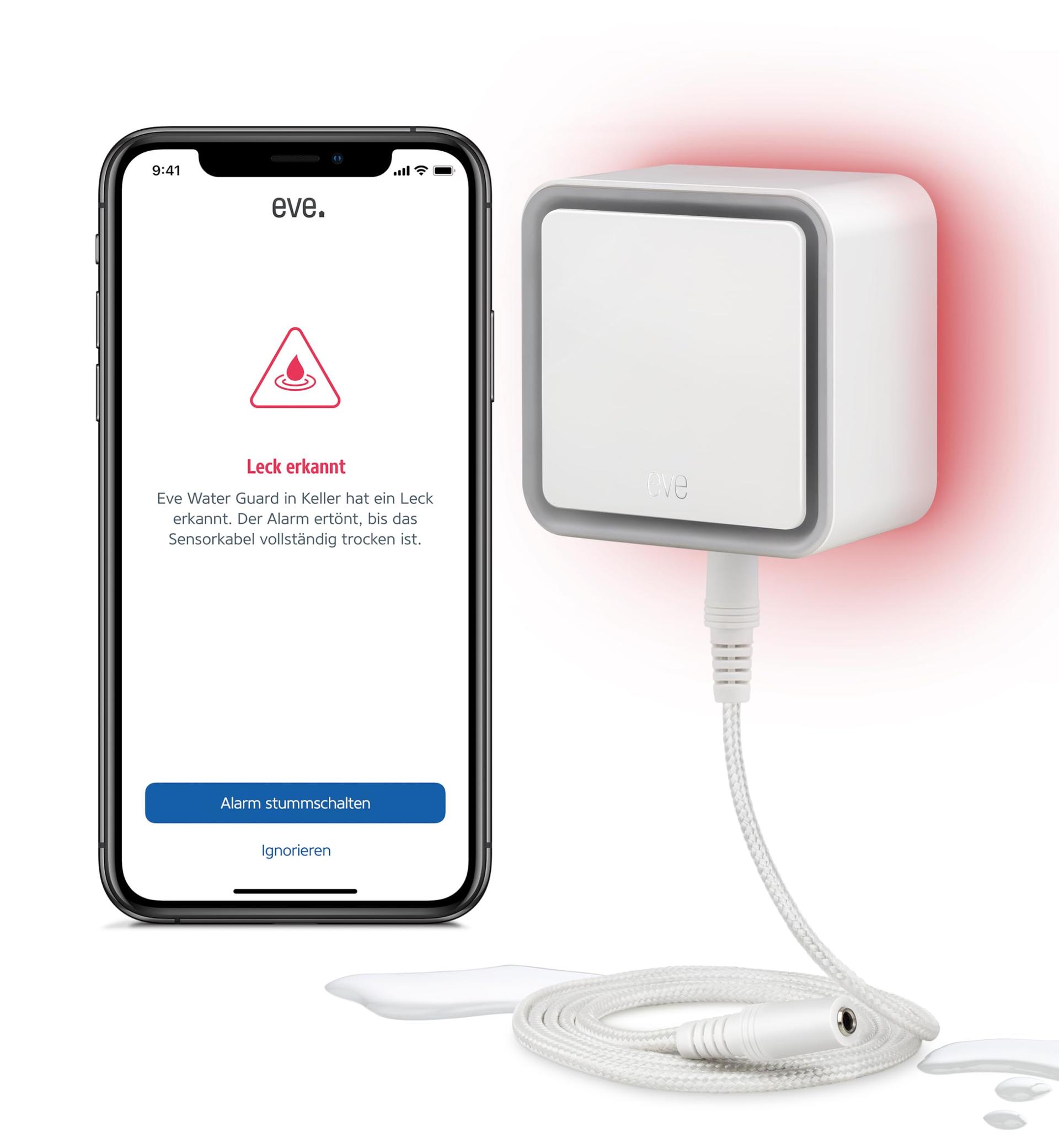 Eve Water Guard (Apple Home) - Nutikas veelekkeandur
