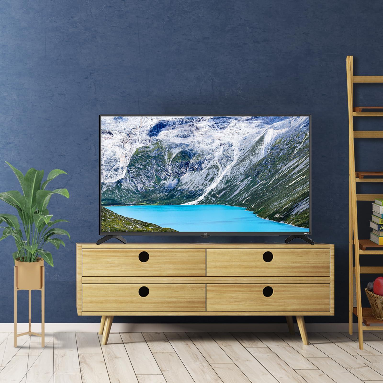 CHIQ 32-tolline Roku Smart TV, HD HDR10, DVB-T2/T/C/S/S2, Multi-Entertainment, Dolby Audio, Mobiilijuhtimine, Hääleassistent, BBC, Disney+, 2.4&5G WiFi, USB 2.0, Must raam L32G5NV – pilt 8