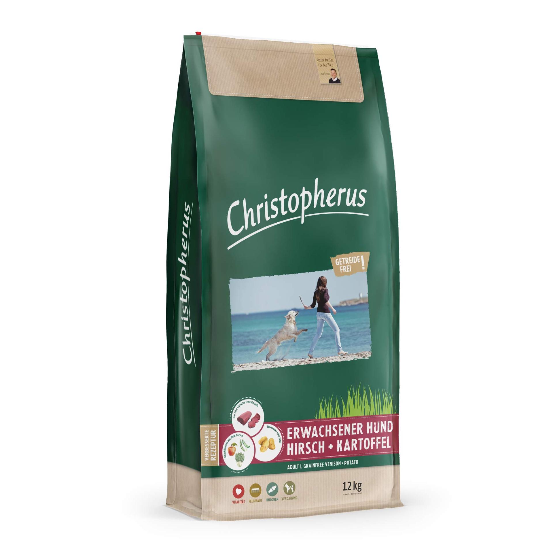 Christopherus Grainfree - Teraviljavaba kuivtoit täiskasvanud koertele