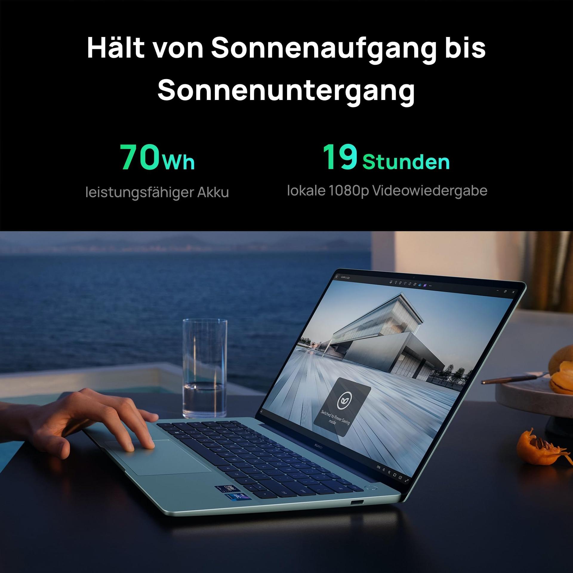 HUAWEI MateBook 14 Sülearvuti, 14,2″ 2,8K OLED Puutetundlik Käsikirjaekraani, Üliõhuke Disain, Intel Core Ultra 5 Protsessor, 16GB+512GB, 19-tunnine Video Taasesitus, Kosmosehall – lisavaade