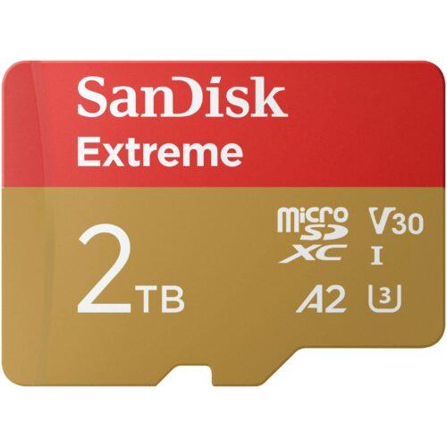 SanDisk Extreme microSDXC UHS-I mälukaart 2TB + SD adapter (nutitelefonidele