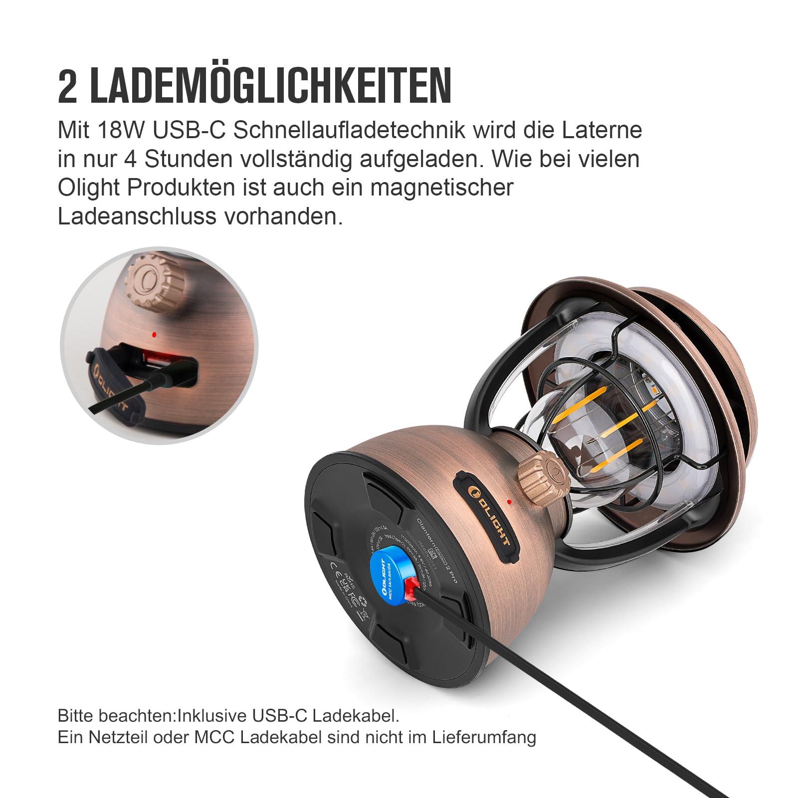 OLIGHT Olantern Classic 2 Pro LED laetav retrostiilis matkalatern 300 LM, sujuvalt hämardatav, akupangaga, sobib telkimiseks, aeda, elektrikatkestuste jaoks, halloween’i kaunistuseks, matkamiseks – kasutusnäide