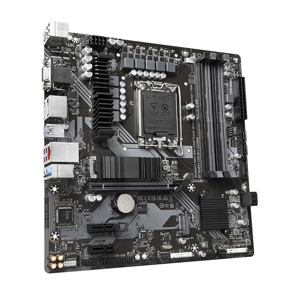 Gigabyte B760M DS3H DDR4 emaplaat Intel B760 LGA 1700 Micro ATX – kasutusnäide