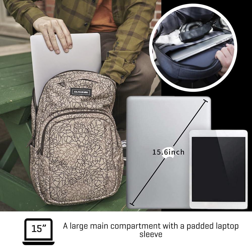 Dakine Campus M 25L Seljakott – Must – pakend ja tarvikud
