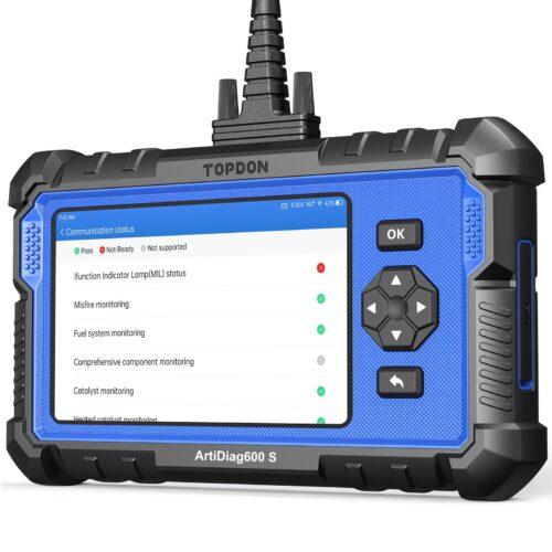 TOPDON AD600S OBD2 diagnostikaseade auto jaoks – 4 süsteemi diagnostika (ABS