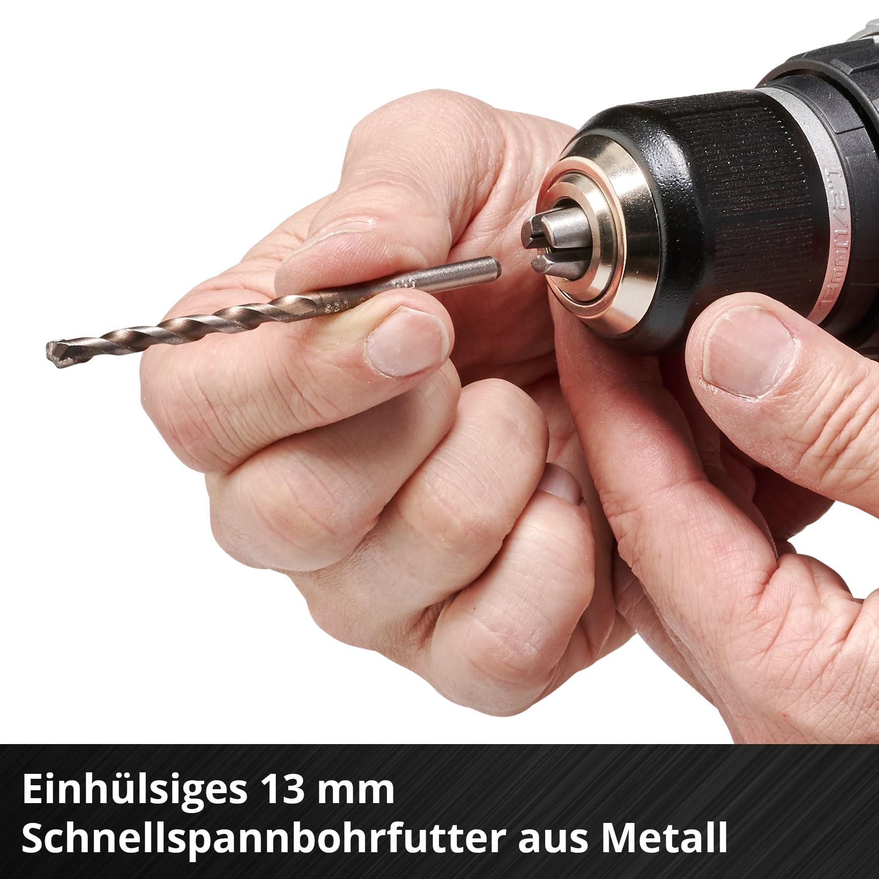 Einhell Professional akuga puurtrell TP-CD 18/60 Li BL – Solo Power X-Change (Li-Ion, 18 V, harjadeta mootor, 13 mm metallist kiirkinnitusega padrun, 2-käiguline käigukast, ilma aku ja laadijata) – pilt 6