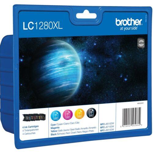 Brother LC1280XL Originaalsed XL-tintide kassetid LC-1280XL (must