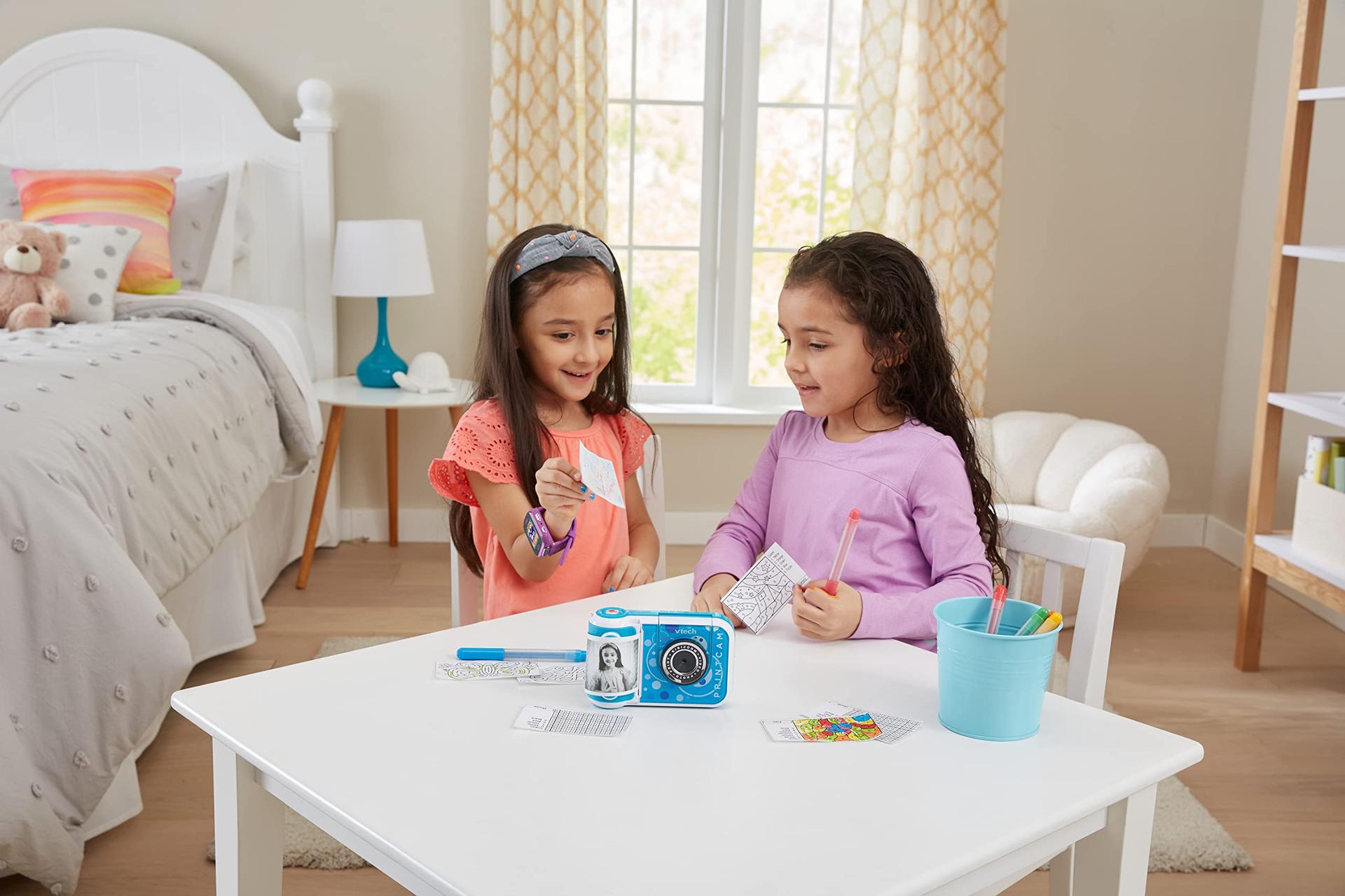 VTech KidiZoom Print Cam sinine – koheselt printiv lastekaamera, selfie- ja videofunktsioon, efektid, mängud, ideaalne lastele vanuses 4-12 aastat – pilt 8
