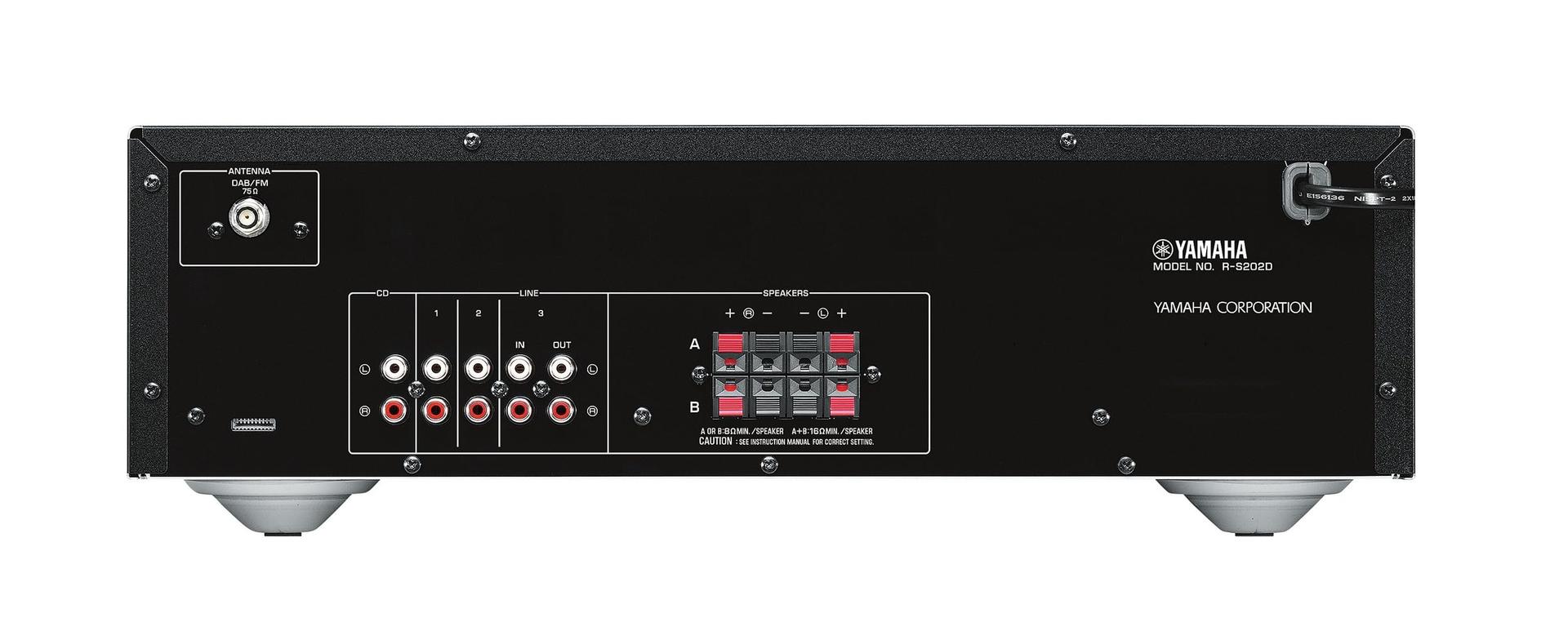 Yamaha Elektronik Europa GmbH RS202D stereo-vastuvõtja DAB, must – detailne vaade