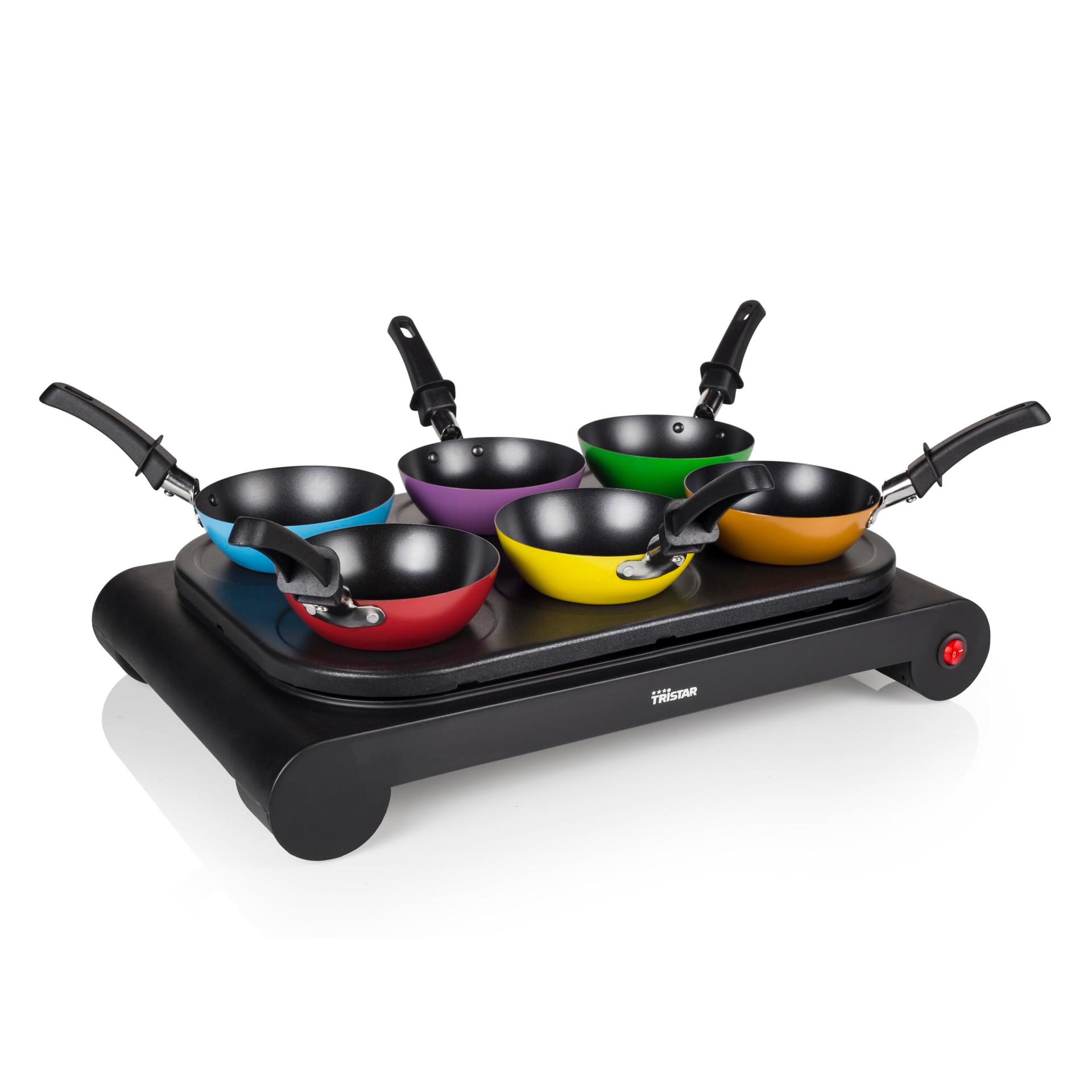 Tristar BP-2827 Party-Wok-Set – Kasutatav ka crêpe’- ja praepannina, 1000 W, must