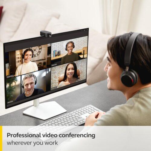 Jabra PanaCast 20 4K videokonverentsikaamera – paindlik isiklik Plug-and-Play veebikaamera tehisintellektiga 4K Ultra-HD